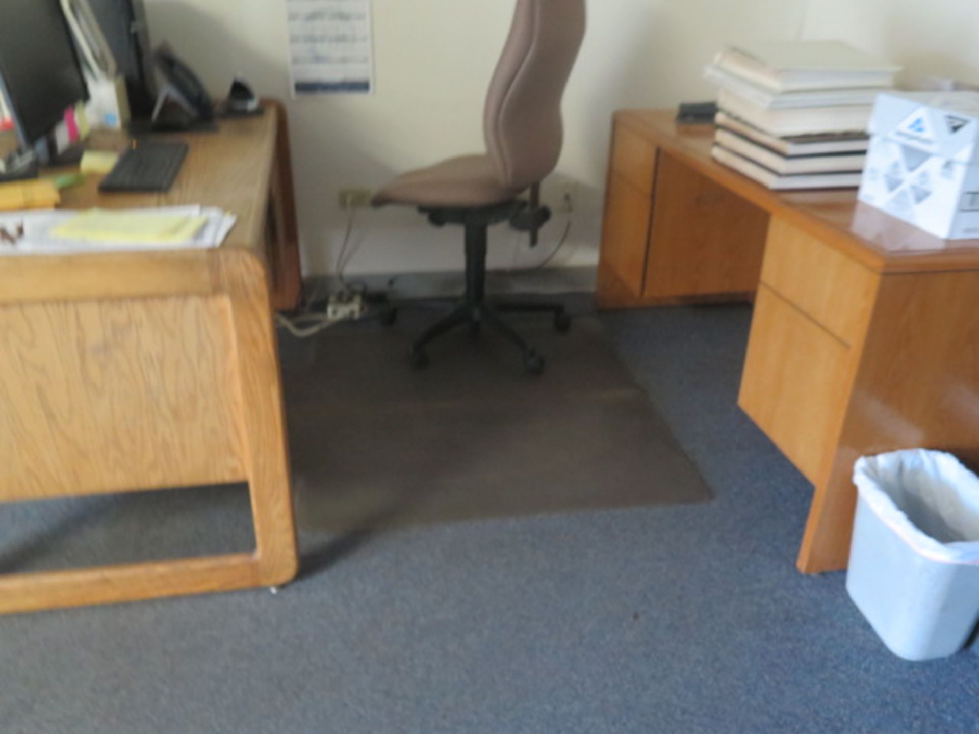 Desks, File Cabinets and Chairs