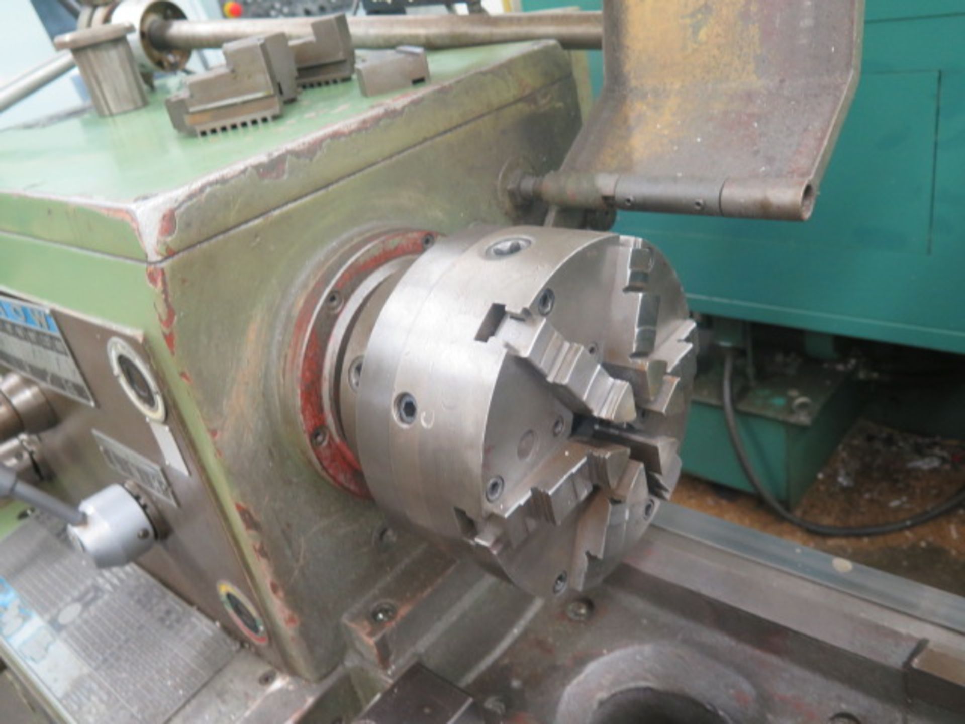 Andrychow TUG-40 18” x 64” Geared Head Gap Beg Lathe s/n 4084 w/ Sony LH-32 DRO, 18-1600 RPM, Inch/ - Image 4 of 10