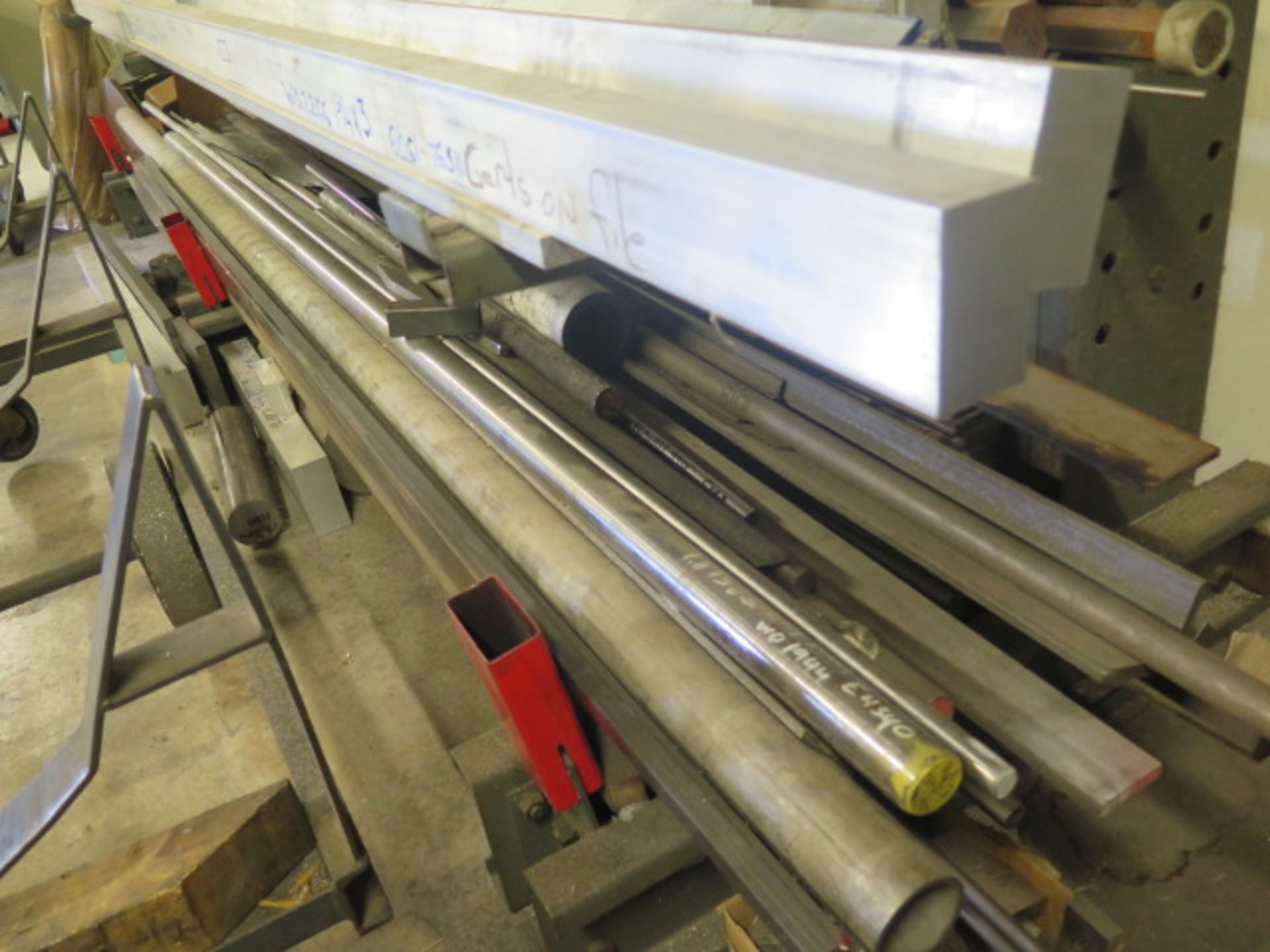 Aluminum Stainless and Cold Roll Bar Stock w/ Racks - Image 5 of 7