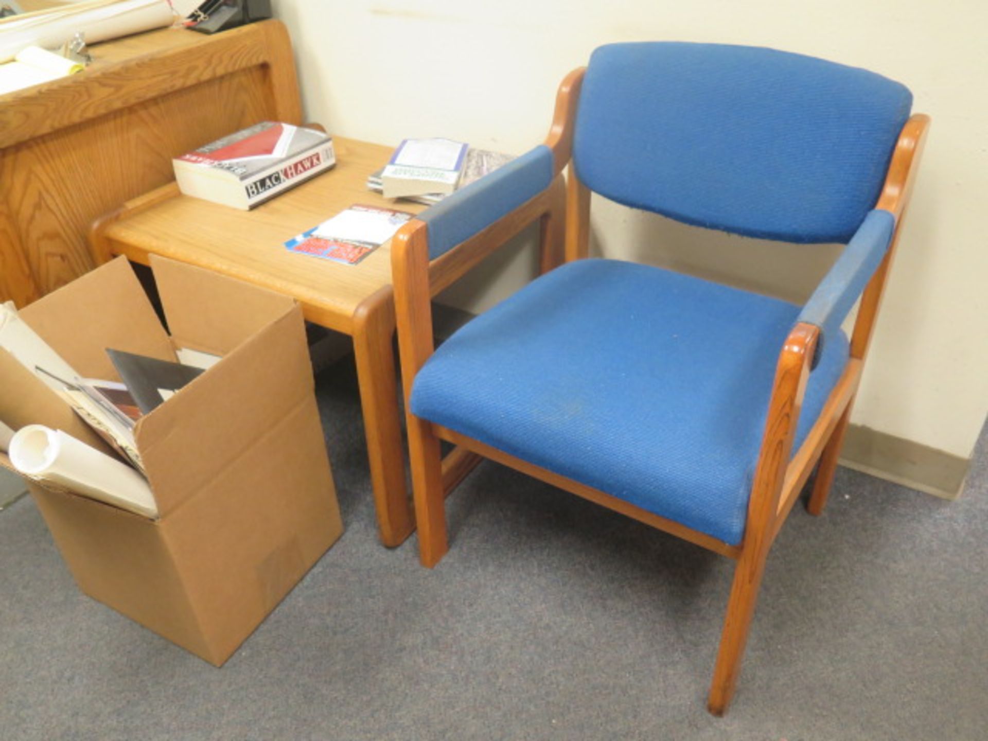 Desksm File Cabinet and Chairs - Image 3 of 3