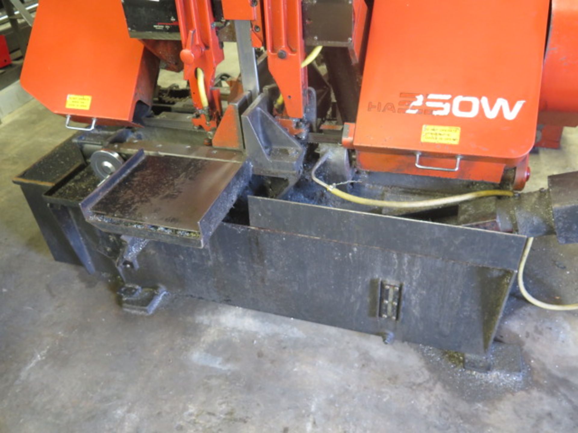 1996 Amada Ha250W 10” Automatic Hydraulic Horizontal Band Saw s/n 25350220 w/ Amada Controls, - Image 3 of 12