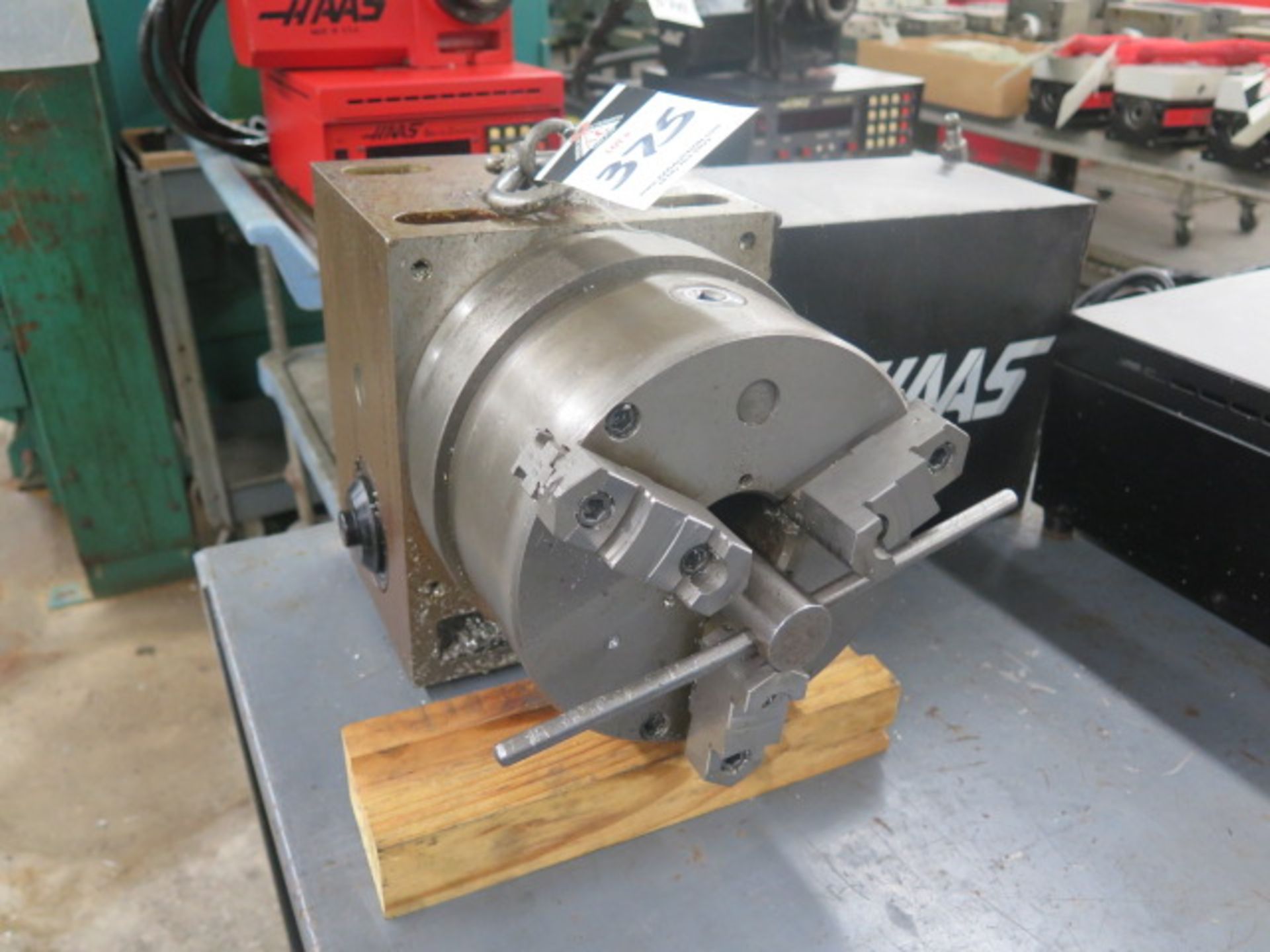 Haas 4th Axis 8” Rotary Head w/ 8” 3-Jaw Chuck, Haas Servo Controller - Image 2 of 7