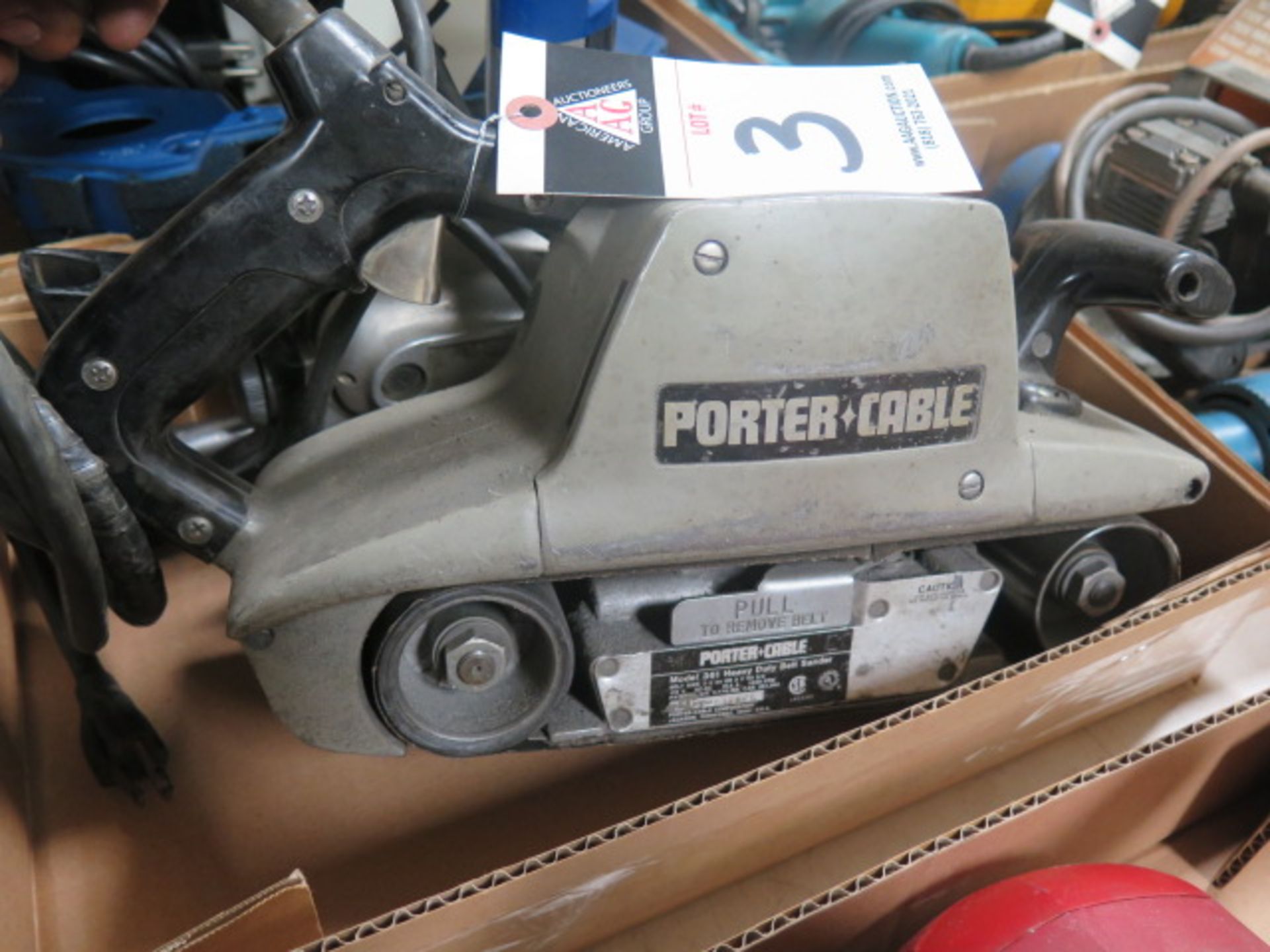 Porter Cable Belt Sander and Drill - Image 2 of 3