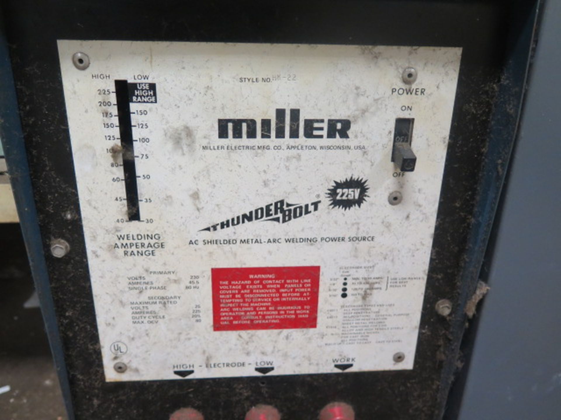 Miller Thunderbolt Arc Welder - Image 2 of 2