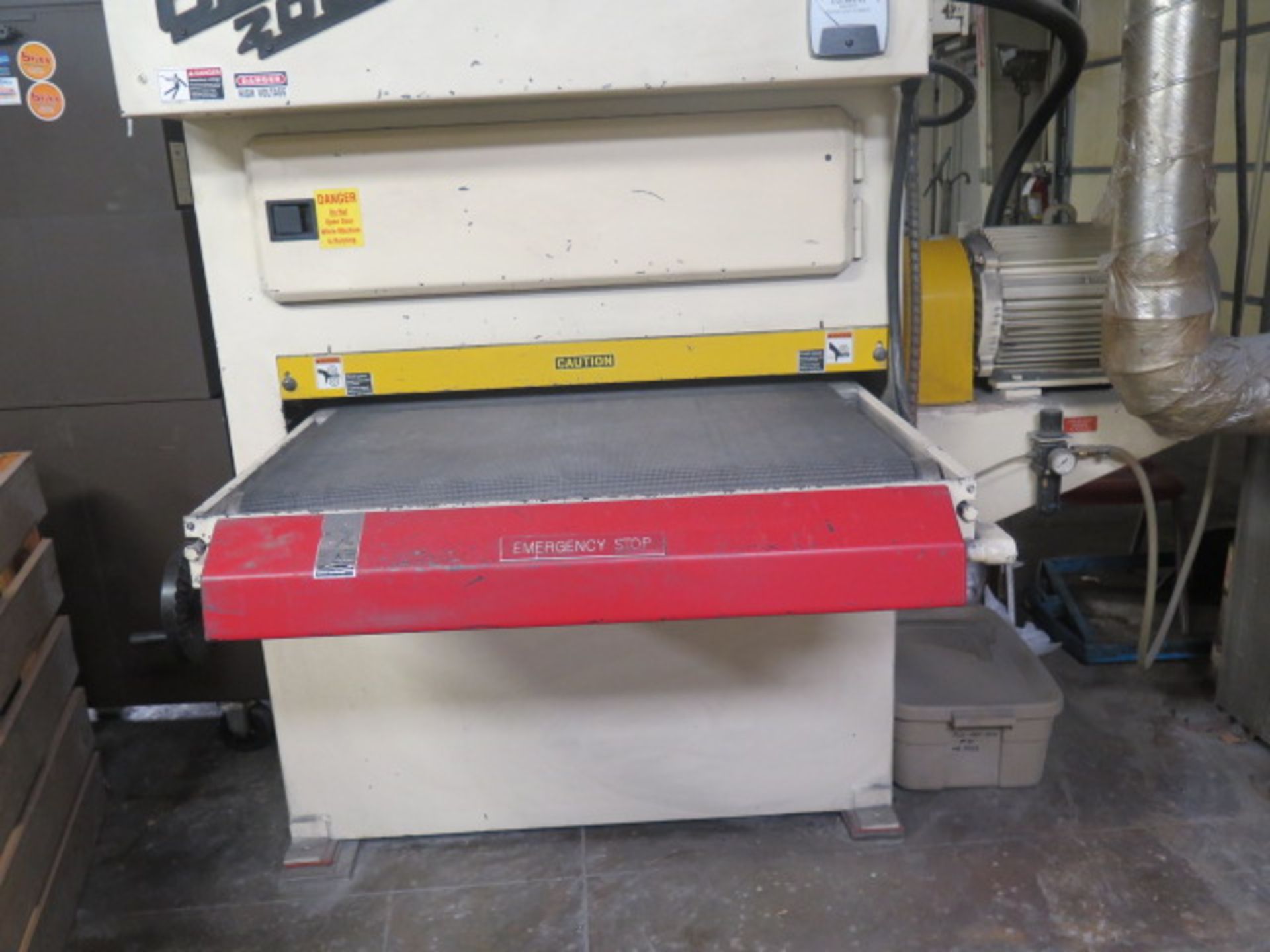 Cemco mdl. UR-2137SEMD 36” Belt Grainer s/n JR-1180 w/ 20Hp Motor, 36” Belt Feed, Rand-Brite mdl. - Image 3 of 7