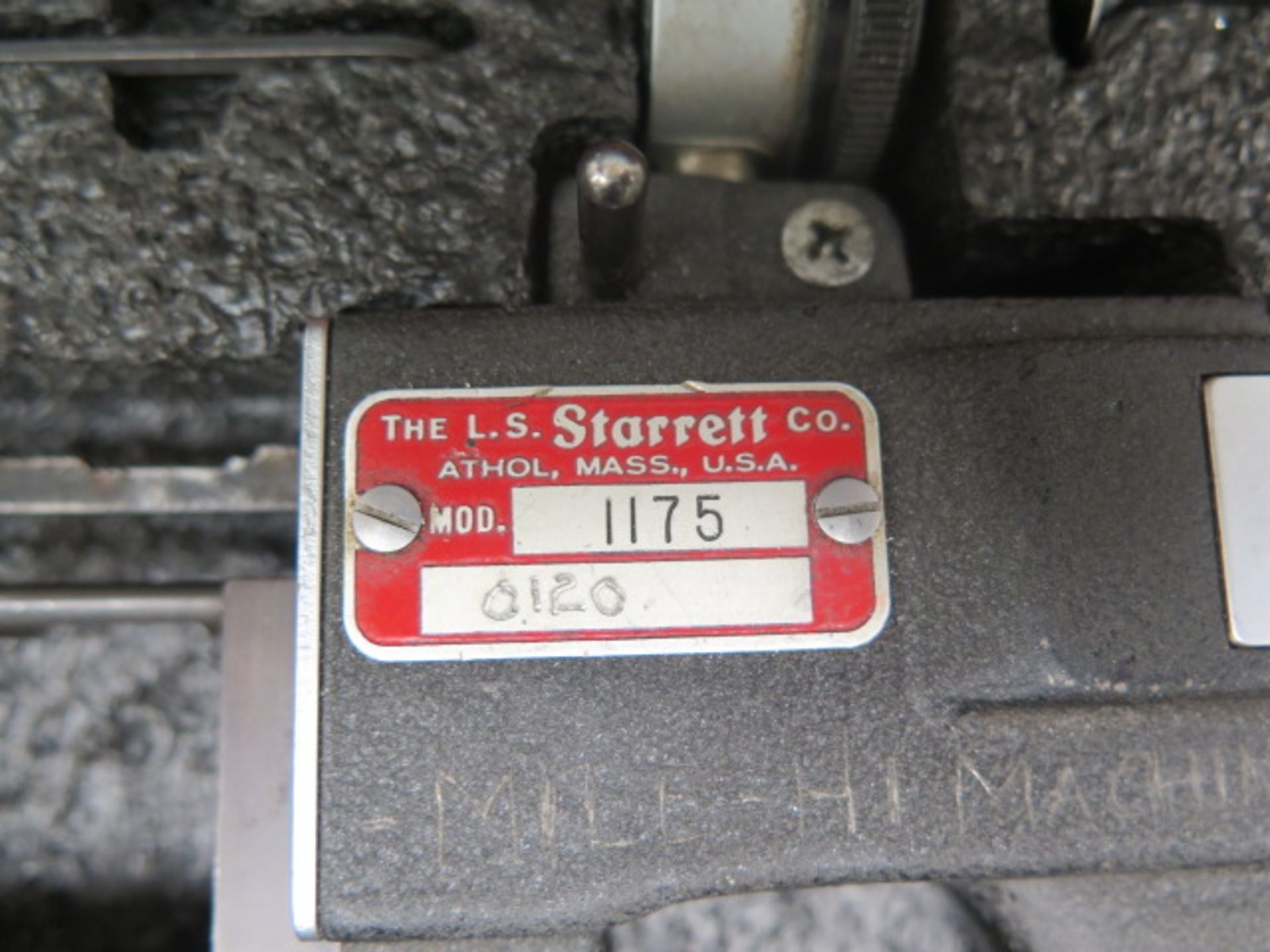 Starrett mdl. 1175 Dial Groove Gage - Image 3 of 3