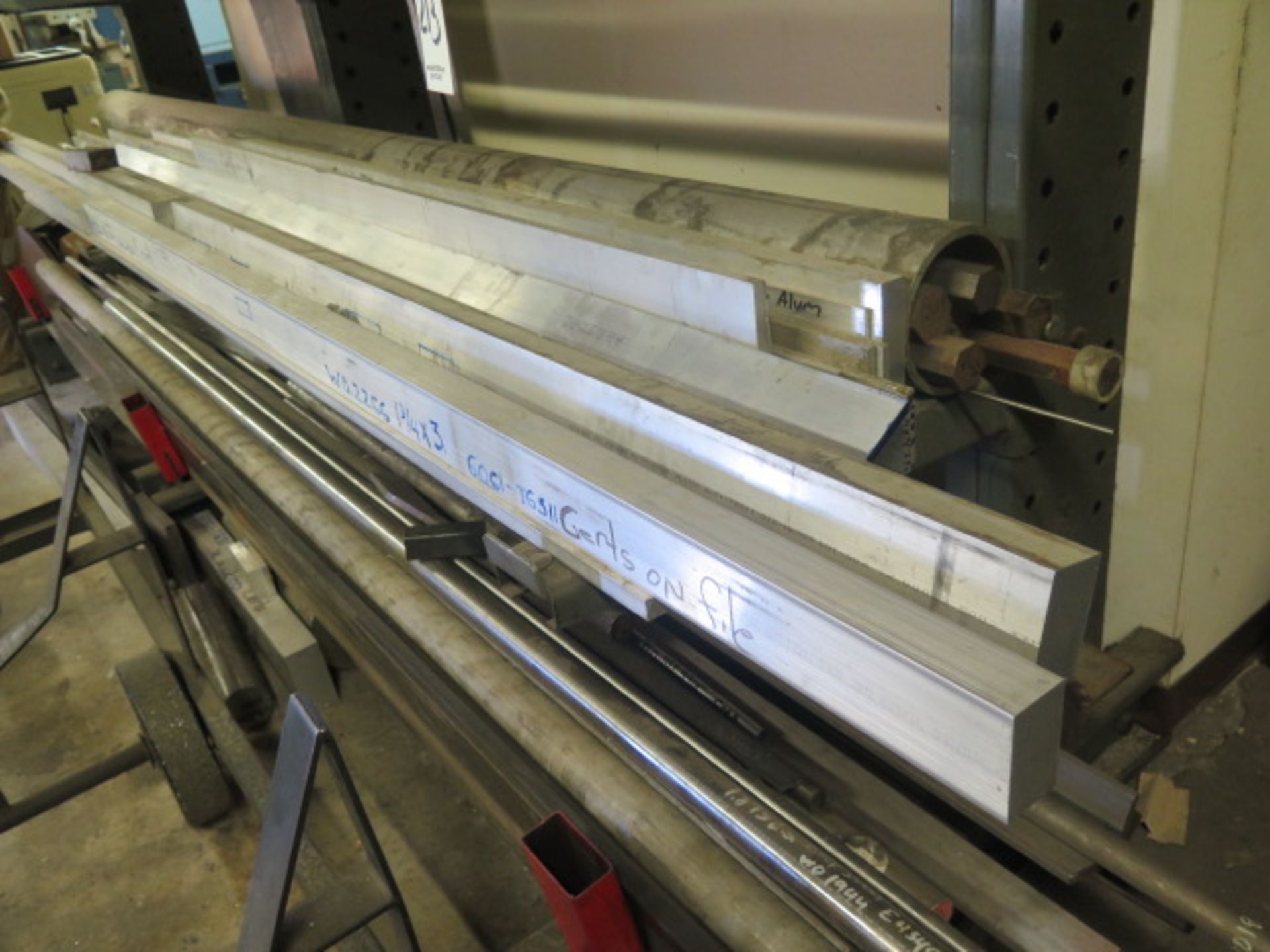 Aluminum Stainless and Cold Roll Bar Stock w/ Racks - Image 2 of 7