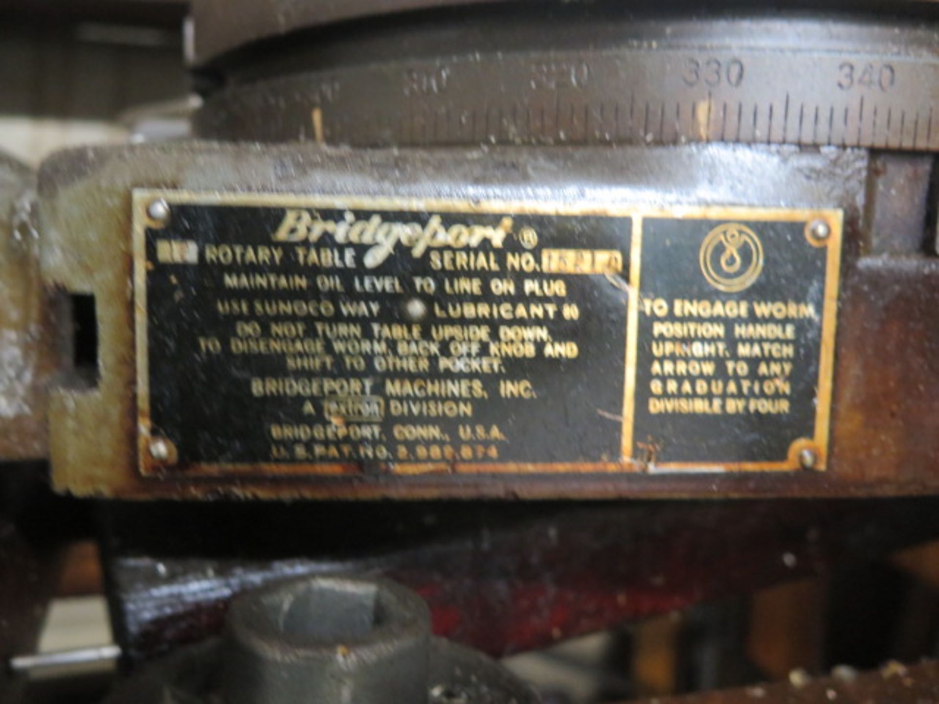 Bridgeport 12” Rotary Table - Image 3 of 3