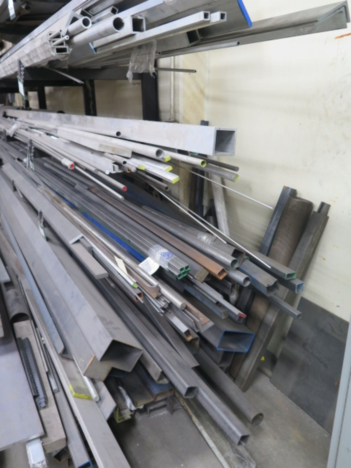 Aluminum, Stainless and Cold Roll Bar, Angle and Tube Stock w/ Rack - Image 4 of 5