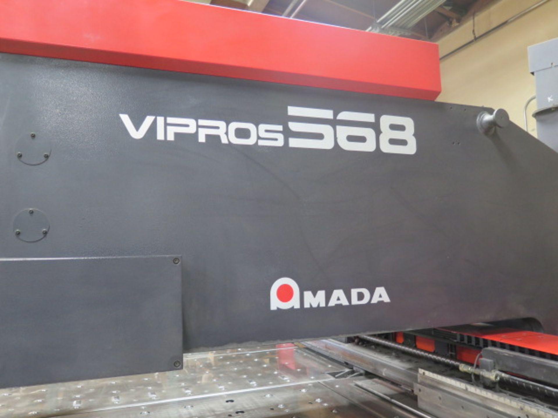 1999 Amada VIPROS-568 50-Ton 62-Station CNC Turret Punch Press s/n 56810035 w/ Amadan O4P-C - Image 3 of 20