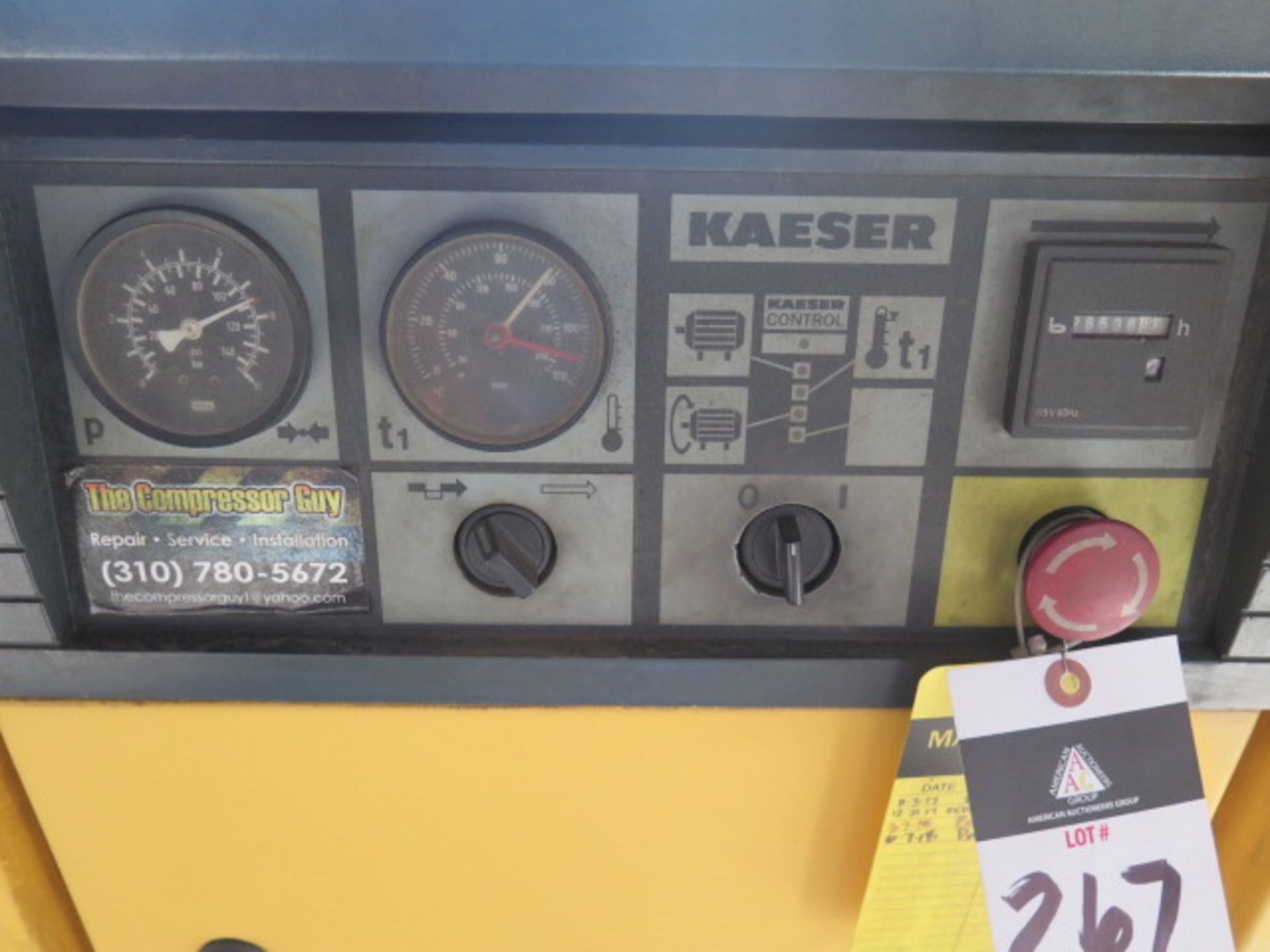 Kaeser AS36 Rotary Air Compressor w/ Kaeser Controls, Ingersoll Rand Refrigerated Air Dryer - Image 3 of 5