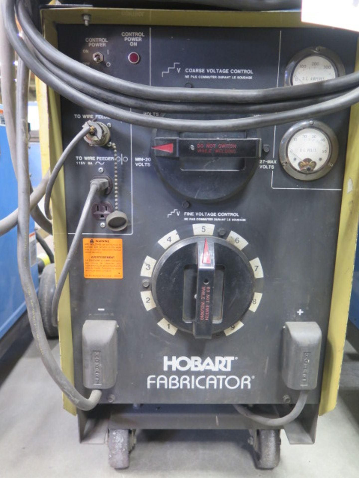 Hobart "Fabricator" Arc Welding Power Source s/n 91WS05469 w/ Hobart 17 Wire Feeder - Image 2 of 4