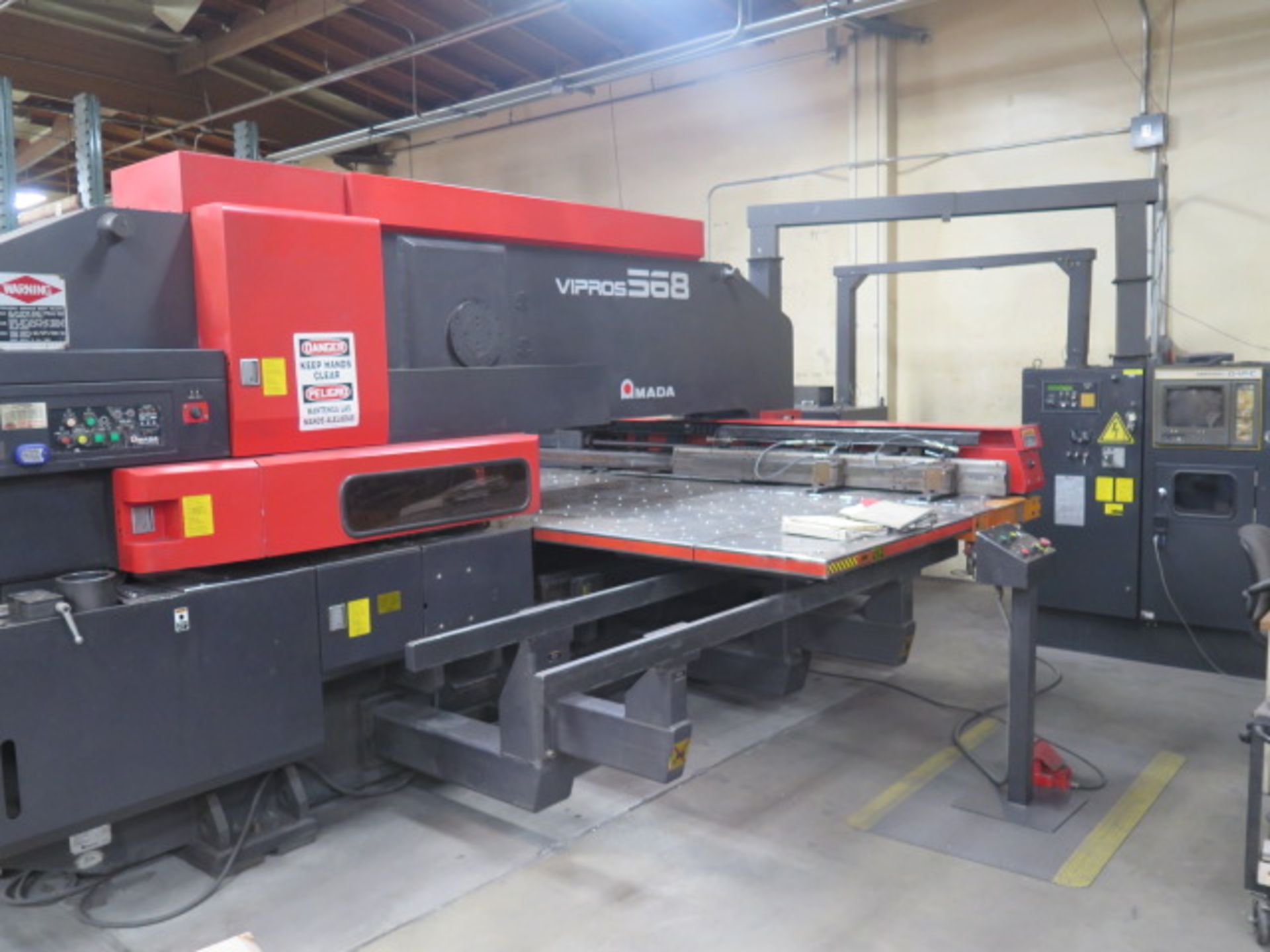 1999 Amada VIPROS-568 50-Ton 62-Station CNC Turret Punch Press s/n 56810035 w/ Amadan O4P-C