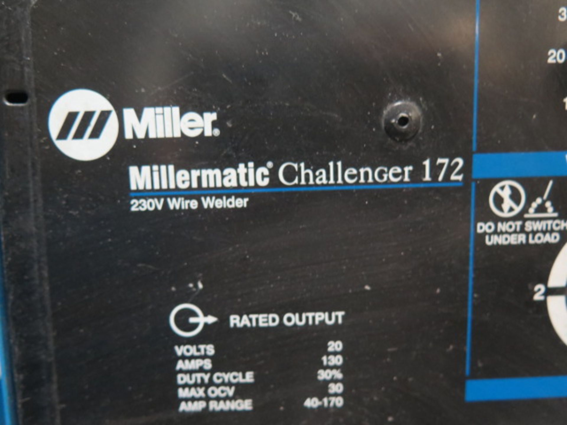 Miller Millermatic Challenger 172 Wire Welder s/n KJ276749 - Image 4 of 4