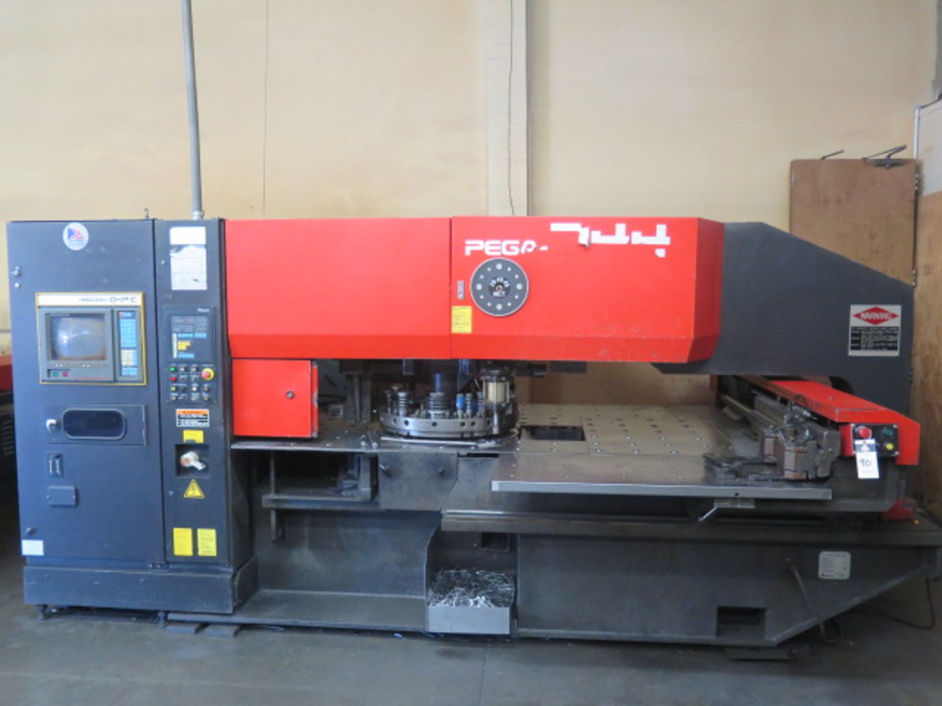 1996 Amada PEGA244 mdl. PEGA204040 20-Ton CNC Turret Punch Press s/n AP440205 w/ Amada Amadan-O4P-