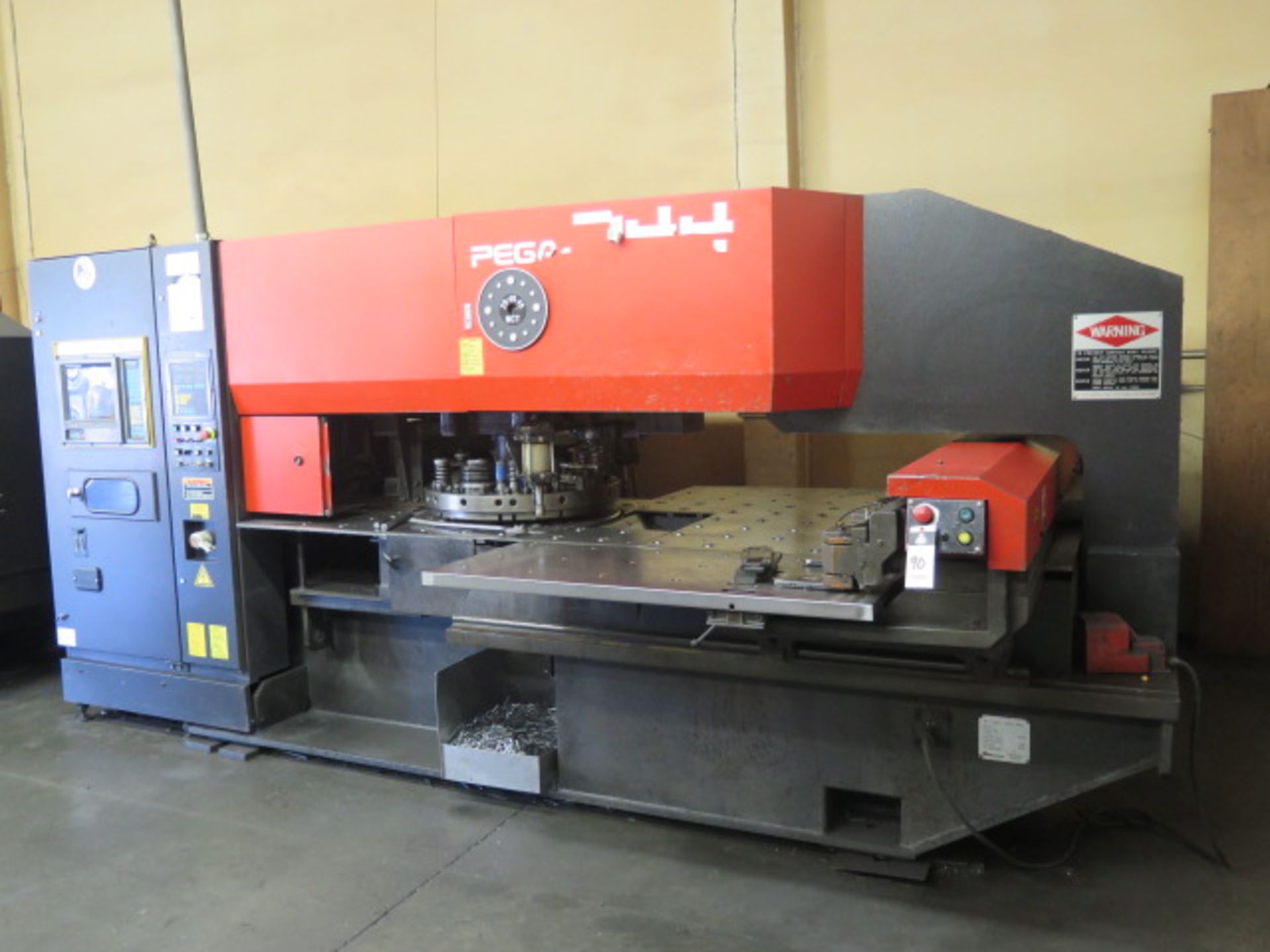 1996 Amada PEGA244 mdl. PEGA204040 20-Ton CNC Turret Punch Press s/n AP440205 w/ Amada Amadan-O4P- - Image 2 of 10