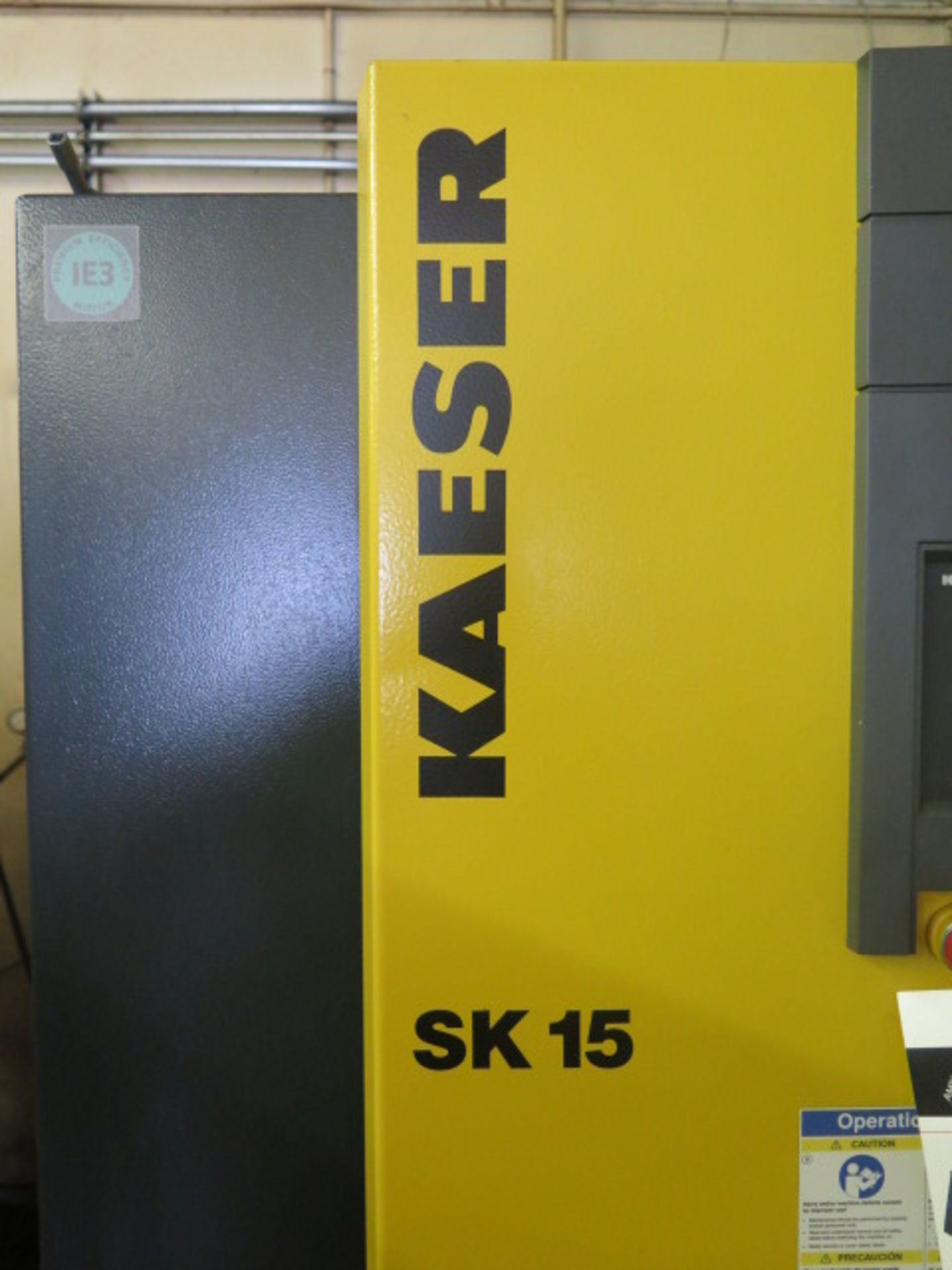 2014 Kaeser “Air Center” SK15 15Hp Rotary Air Compressor s/n 1685 w/ Kaeser Sigma Digital - Image 7 of 8