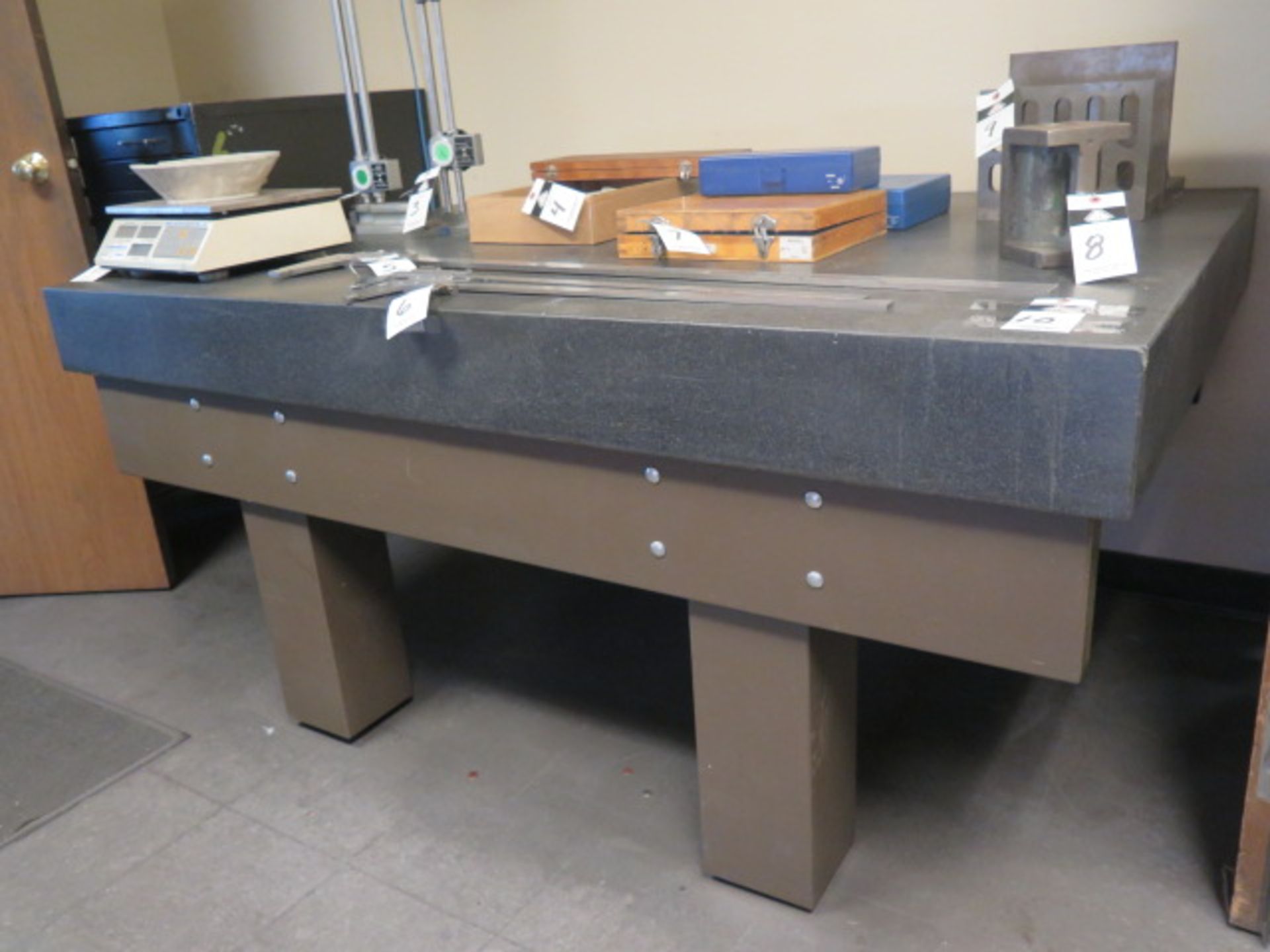 48” x 72” x 7” Granite Surface Plate w/ Stand