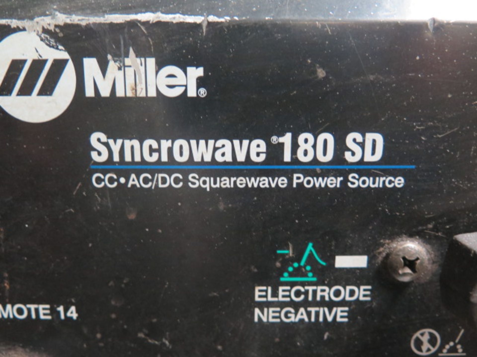 Miller Syncrowave 180SD CC-AC/DC Square Wave Arc Welding Power Source s/n LA081307 - Image 3 of 4