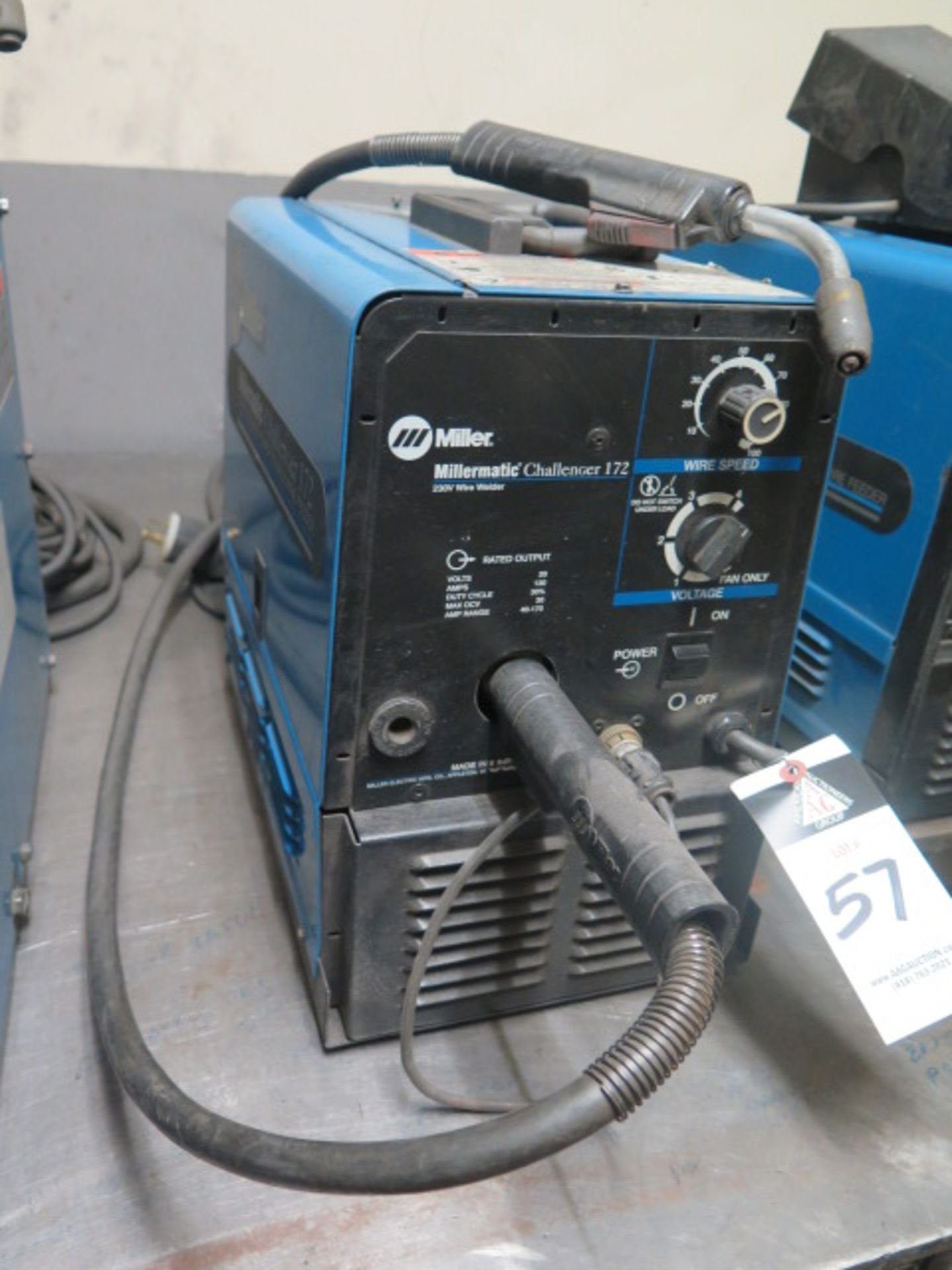 Miller Millermatic Challenger 172 Wire Welder s/n KJ276749