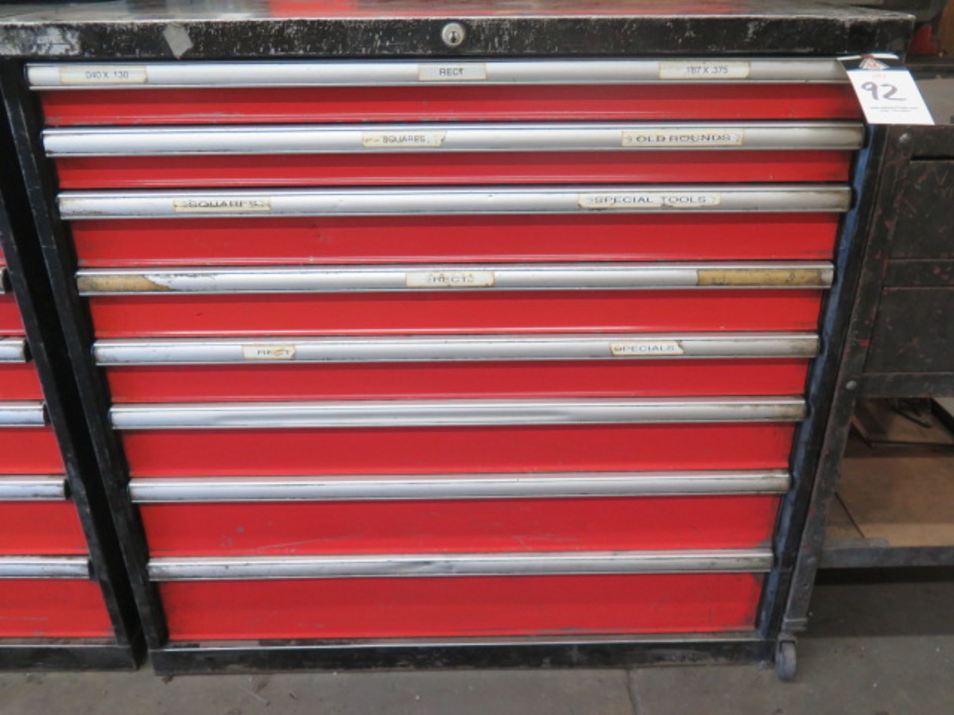 Amada 8-Drawer Tooling Cabinet w/ Punch Tooling