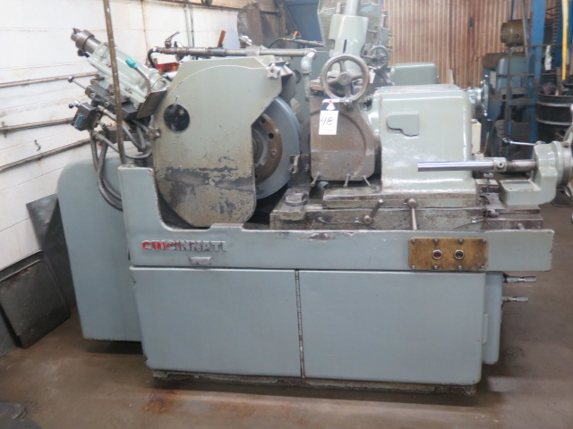 Cincinnati mdl. OM Centerless Grinding Machine s/n 2M2H1W-29 w/ 24” x 8” Grinding Wheel Cap, 12” x - Image 2 of 17