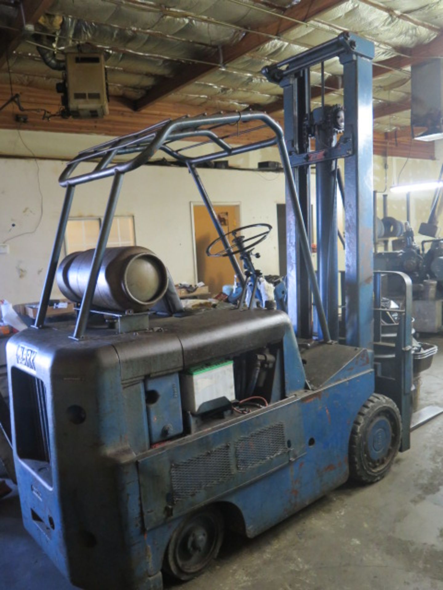 Clark 6000 Lb Cap LPG Forklift w/ 2-Stage Mast, Solid Yard Tires - Image 2 of 7