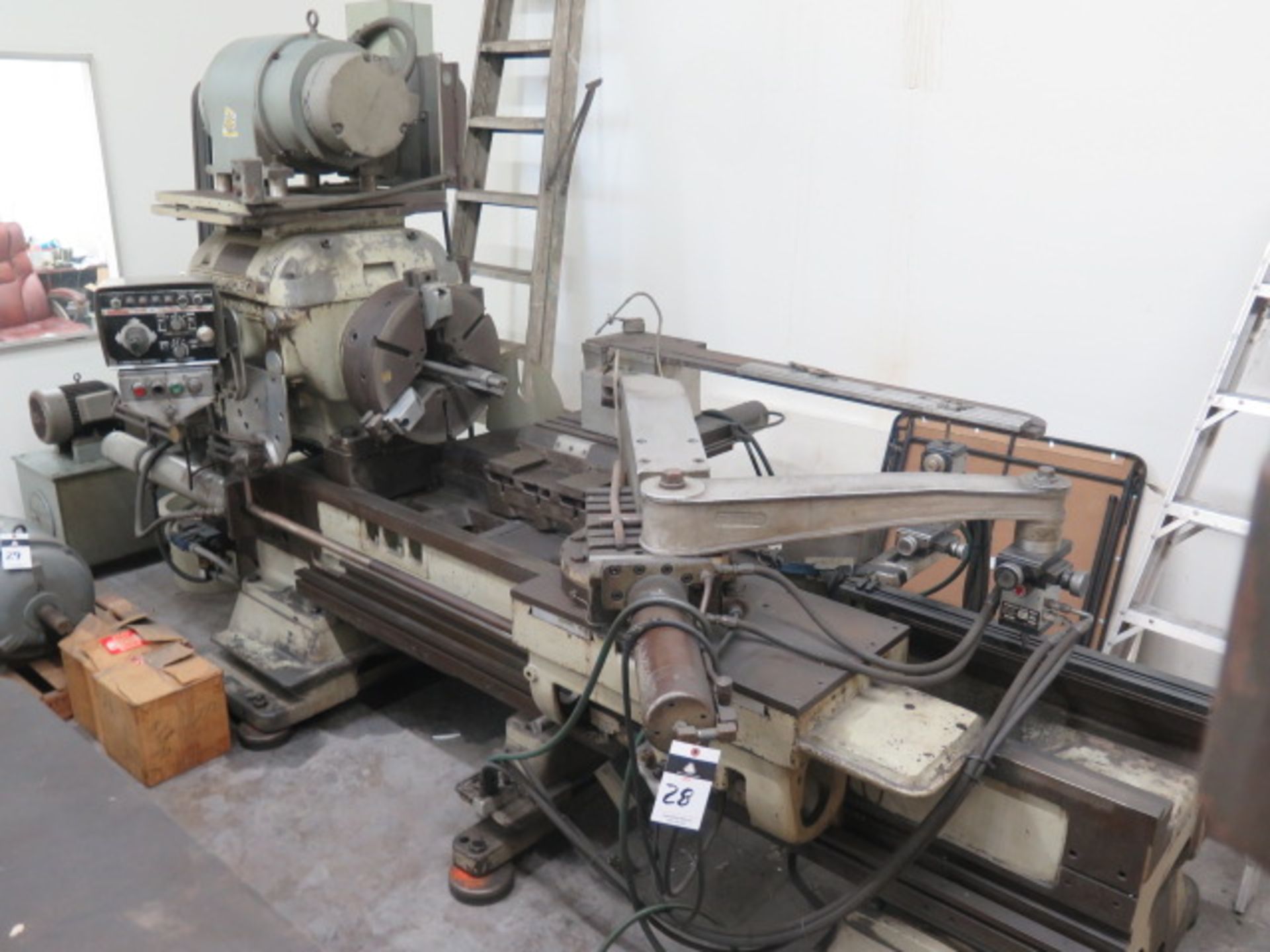 Lodge & Shipley Geared Head Hydraulic Tracing Lathe s/n 37230 w/ True-Trace MARK 51 Hydraulic