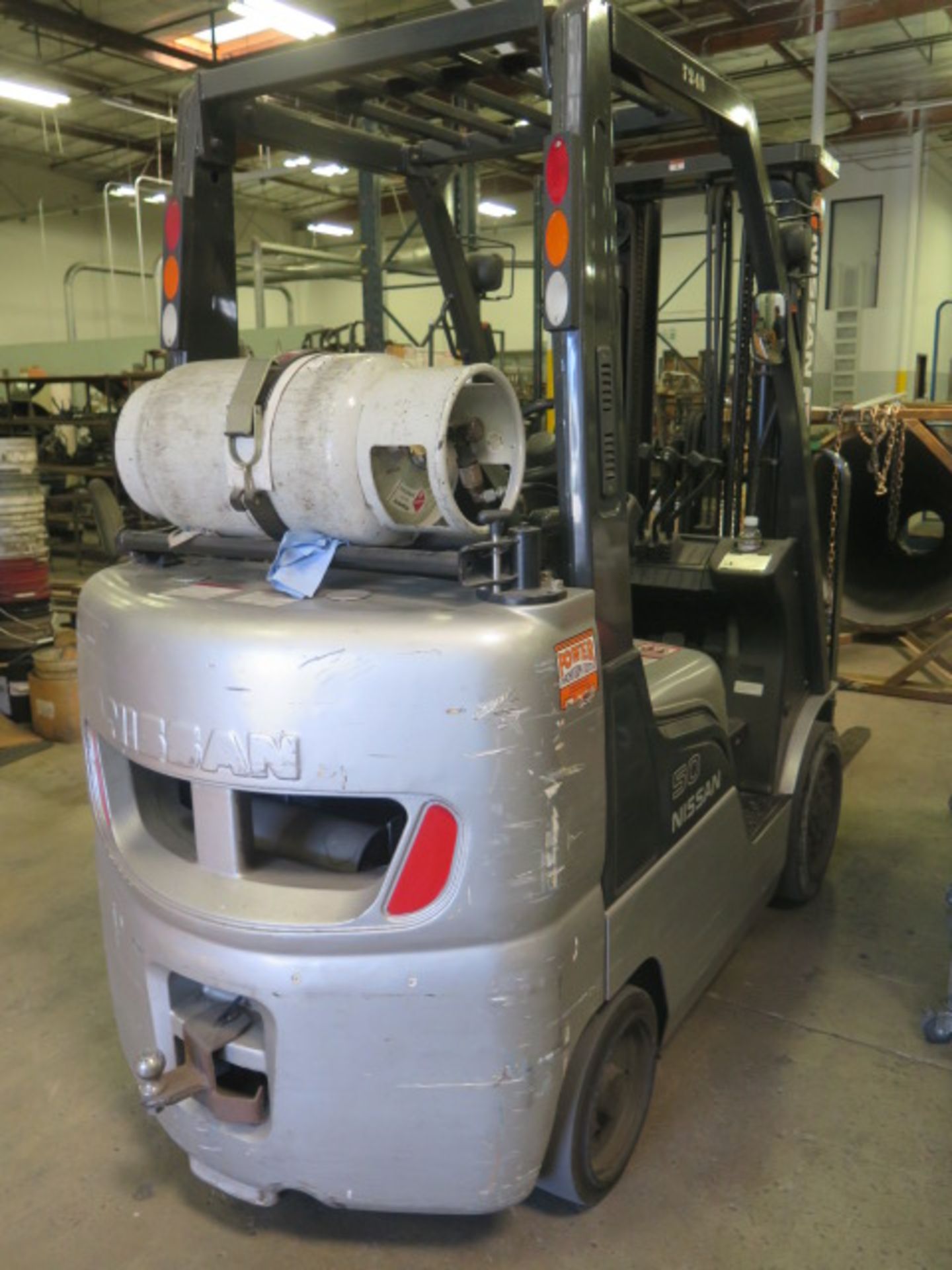 Nissan MCPL02A25LV 4400 :Lb Cap LPG Forklift s/n CPL02-9P5403 w/ 3-Stage Mast, 187" Lift Height - Image 3 of 10