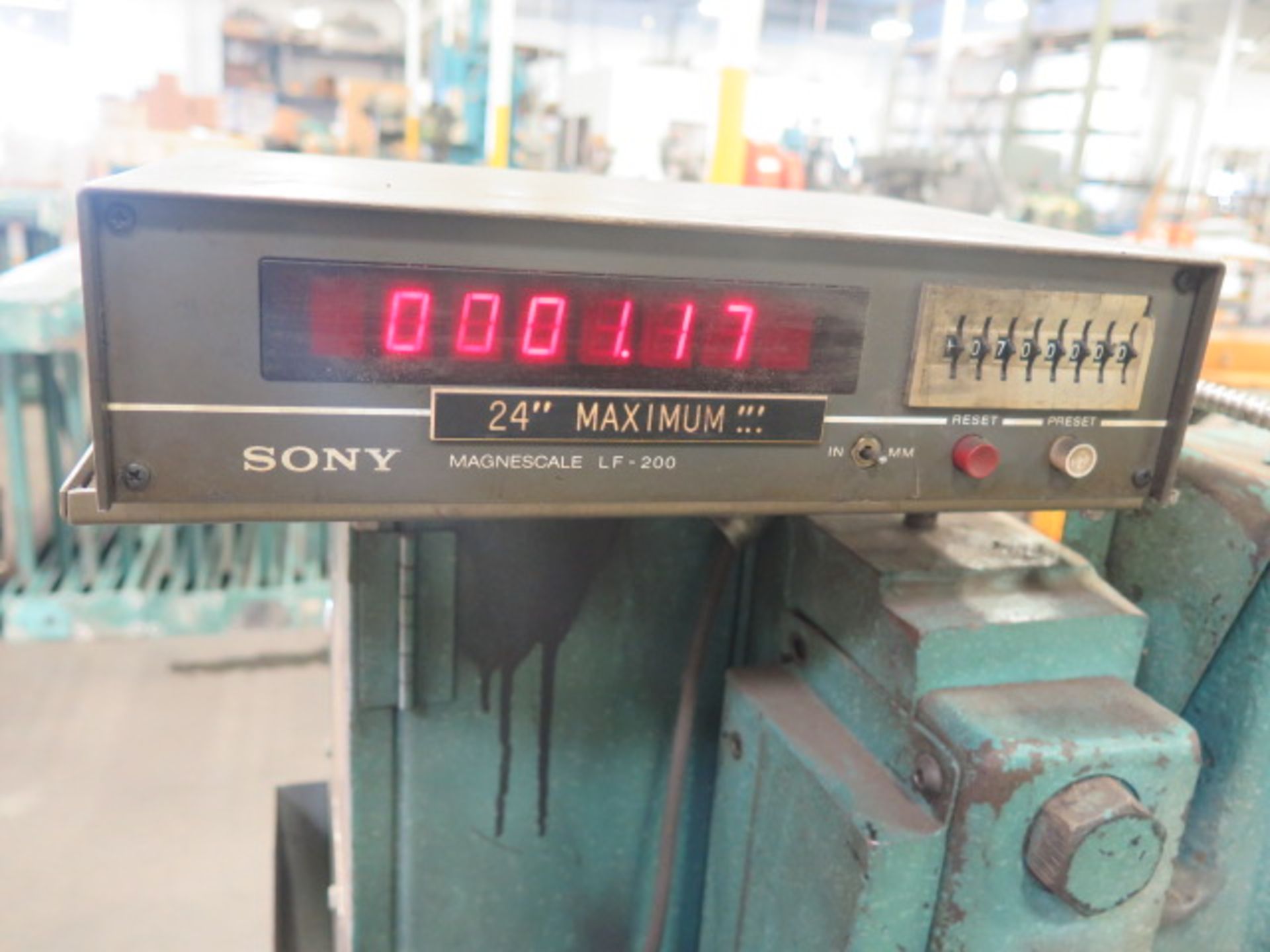 Wysong mdl. 1052 10GA x 52" Power Shear s/n P58-142 w/ Dial Back Gage, Sony DRO, 57" Squating Arm, - Image 5 of 12