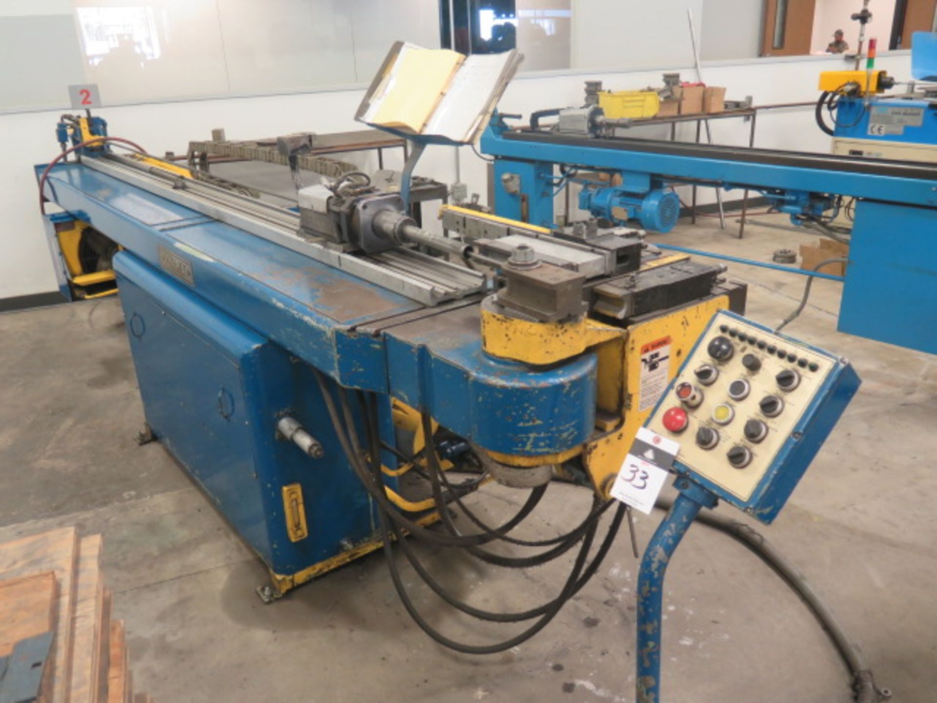 Conrac "Leonard Synchrobender" mdl. 220 Hydraulic Mandrell Type Tube Bender s/n 84208-13 w/ 1/5"