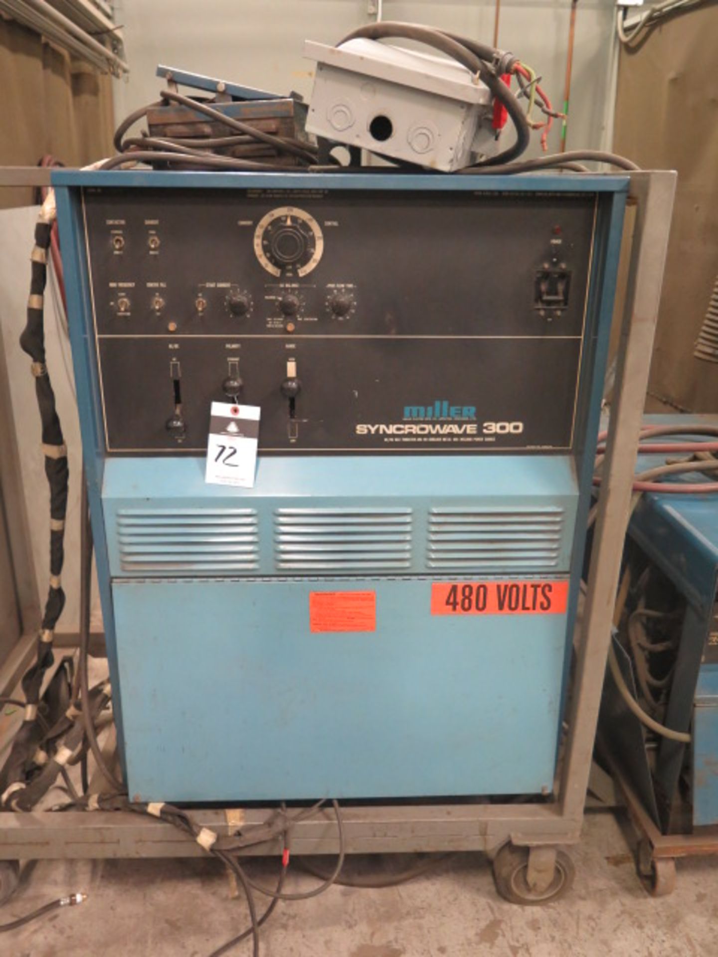 Miller Syncrowave 300 AC/DC Gas Tungsten Arc or Shielded Arc Welding Power Source s/n JD701247 w/