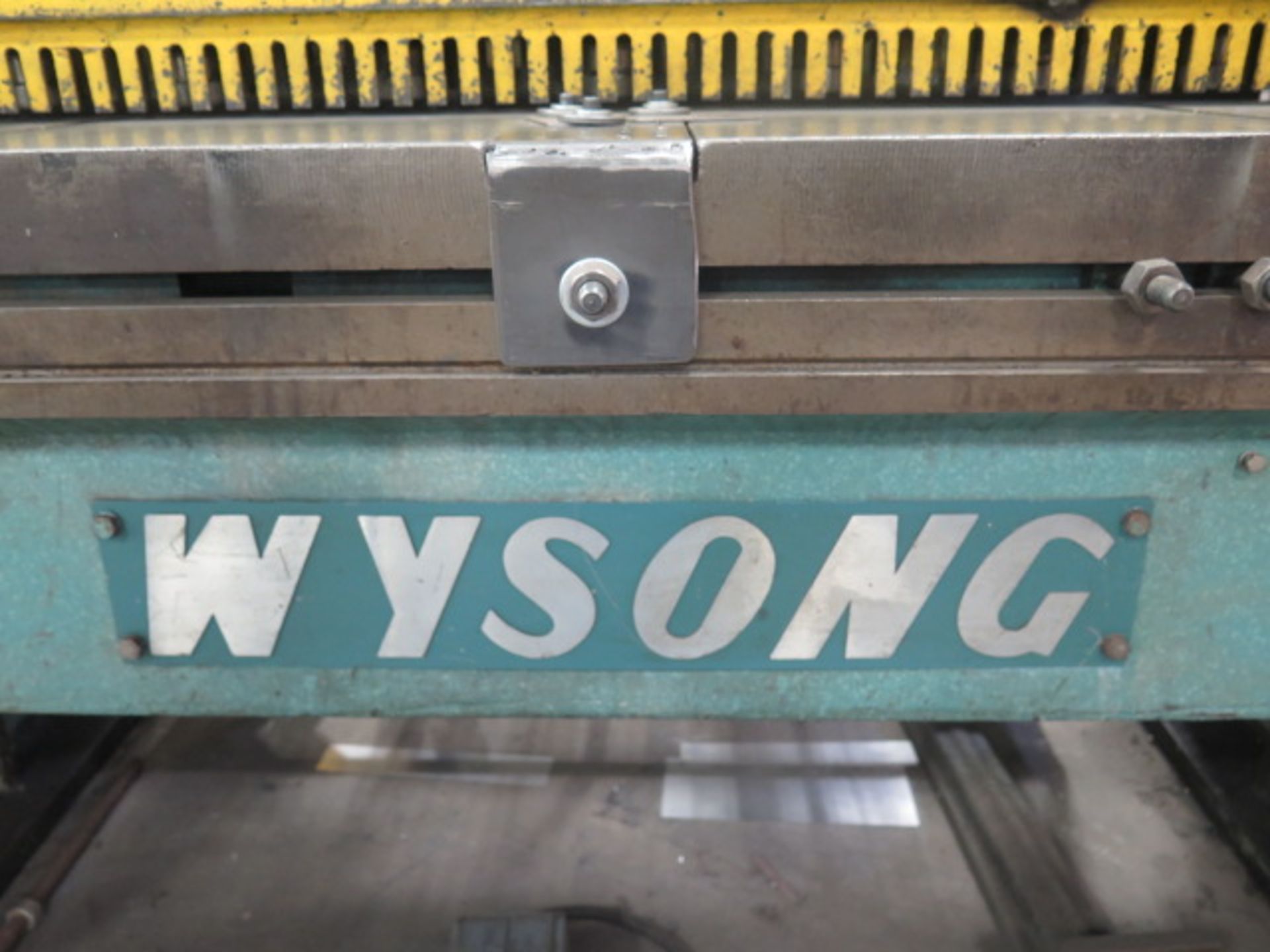 Wysong mdl. 1052 10GA x 52" Power Shear s/n P58-142 w/ Dial Back Gage, Sony DRO, 57" Squating Arm, - Image 4 of 12