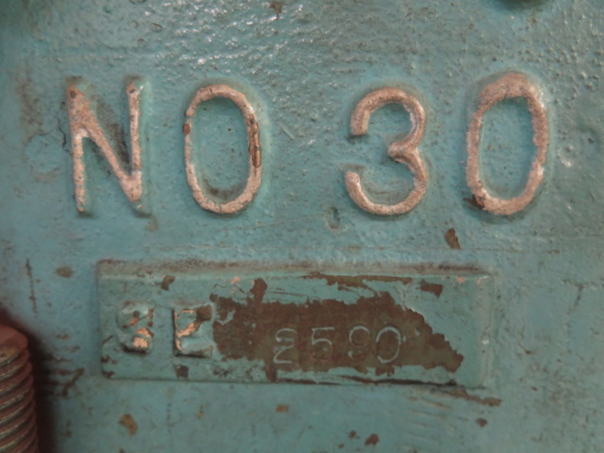 Press Rite No.30 30 Ton OBI Stamping Press s/n 2590 (AS IS - PARTS ONLY) - Image 6 of 6