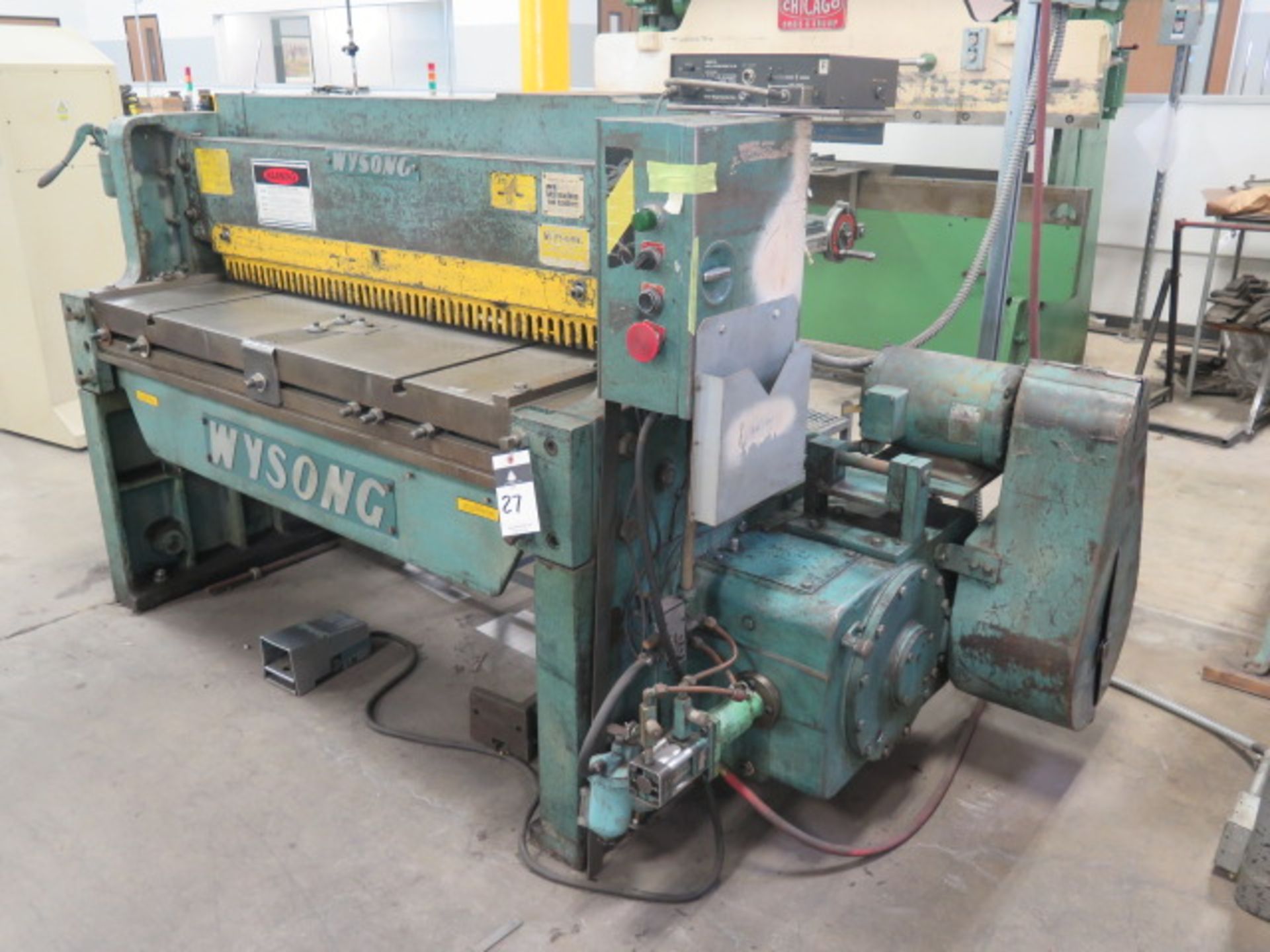 Wysong mdl. 1052 10GA x 52" Power Shear s/n P58-142 w/ Dial Back Gage, Sony DRO, 57" Squating Arm, - Image 2 of 12