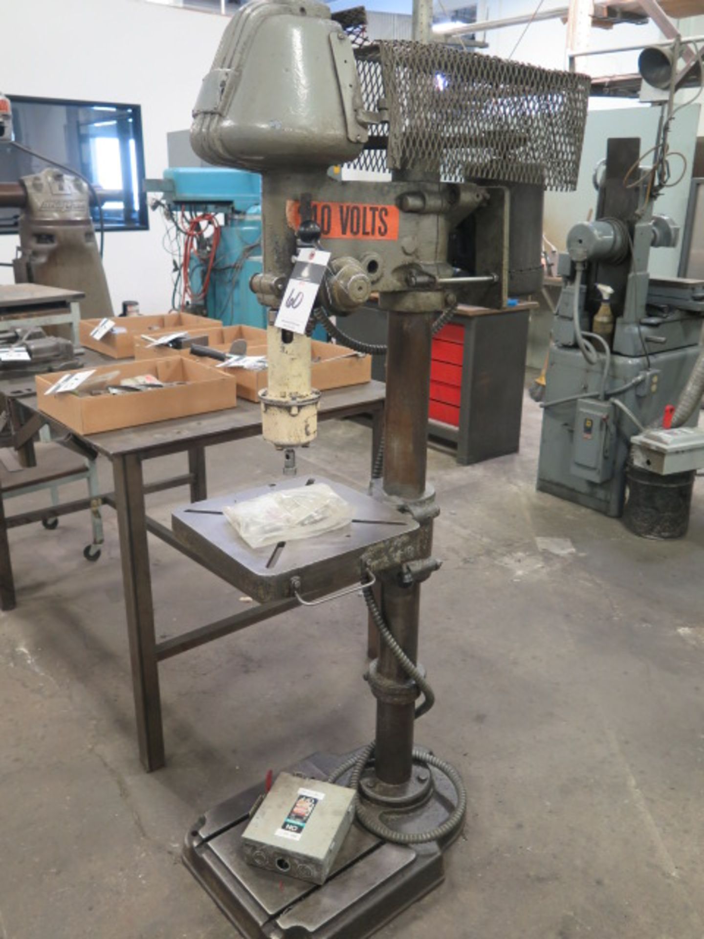 Pedestal Drill Press w/ Procunier Tapping Head - Image 2 of 4