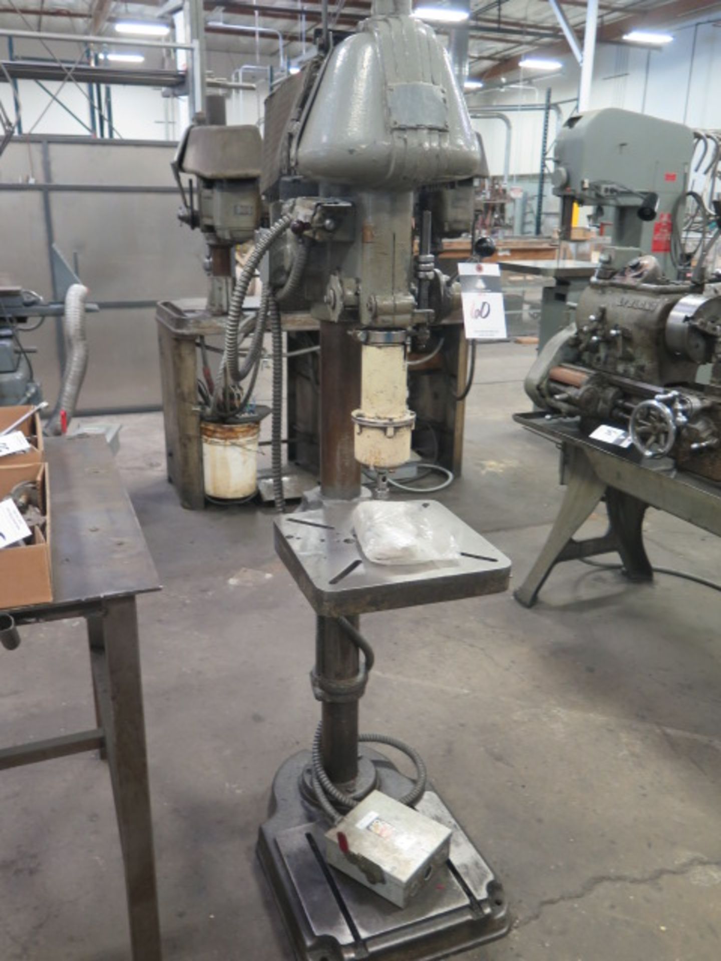 Pedestal Drill Press w/ Procunier Tapping Head