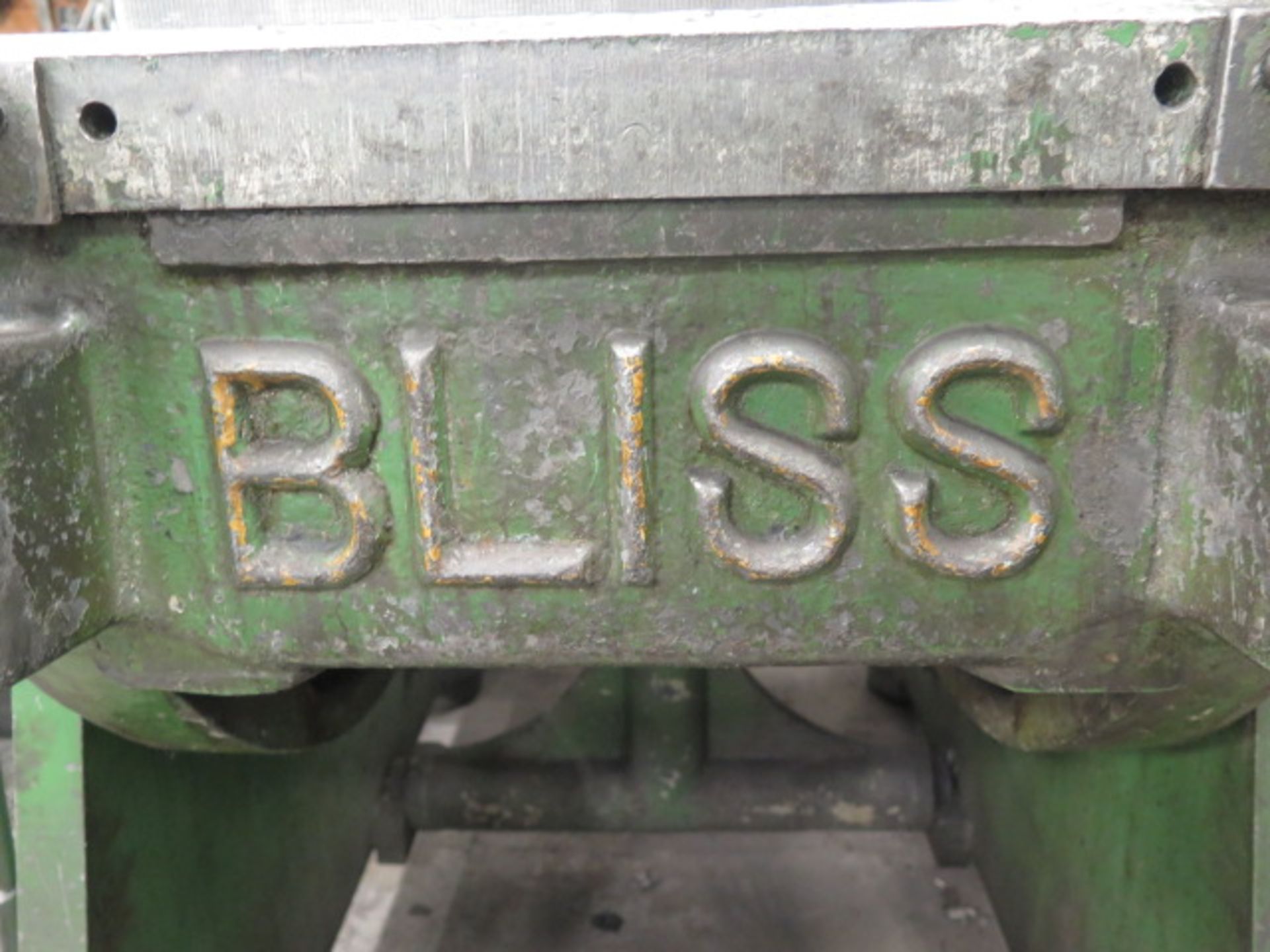 Bliss 21B 50 Ton Mechanical OBI Stamping Press s/n H43213/HP28237 w/ Pneumatic Clutch, 10 1/2" - Image 3 of 8