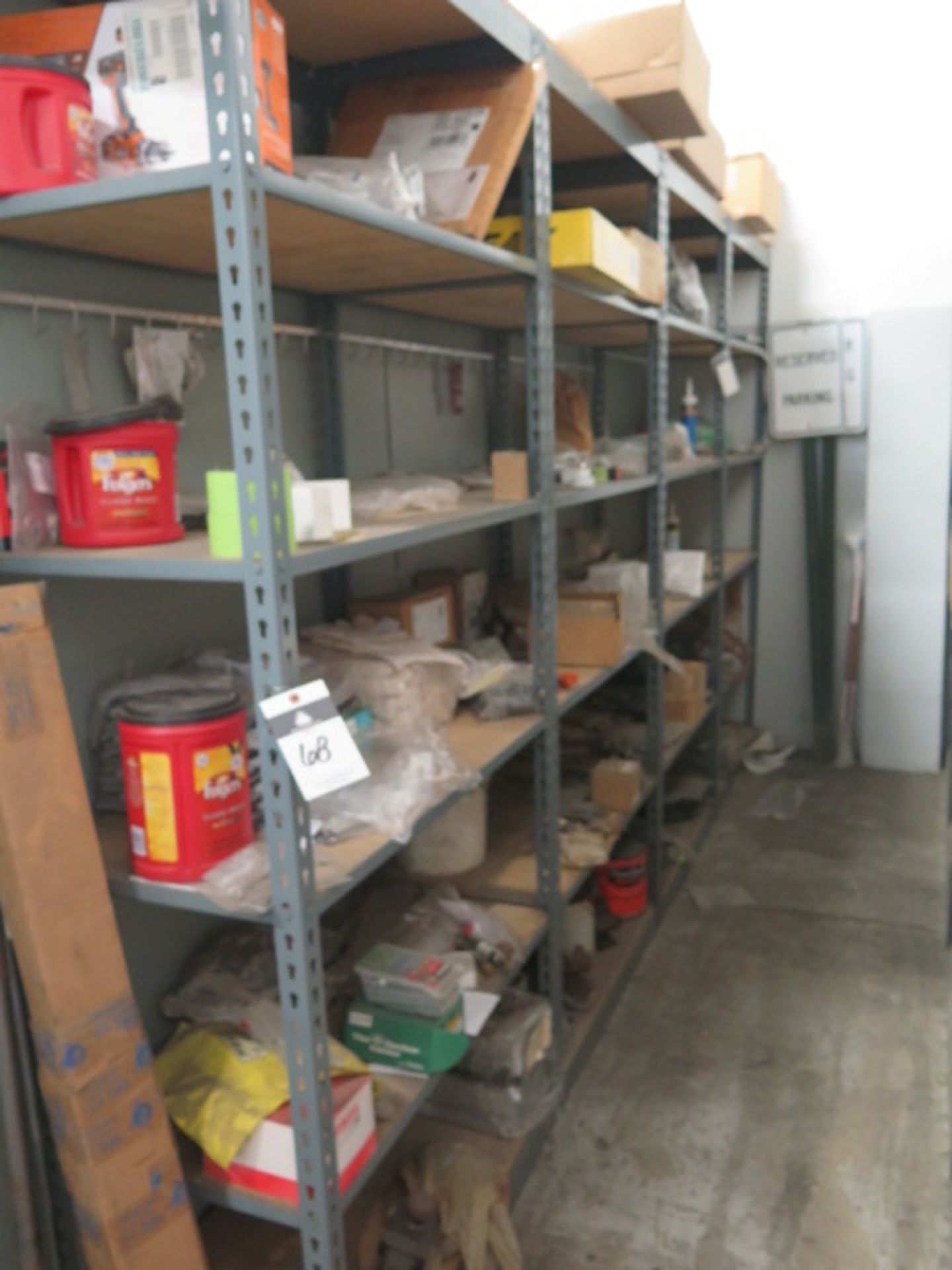 Misc Shop Supplies w/ Shelves