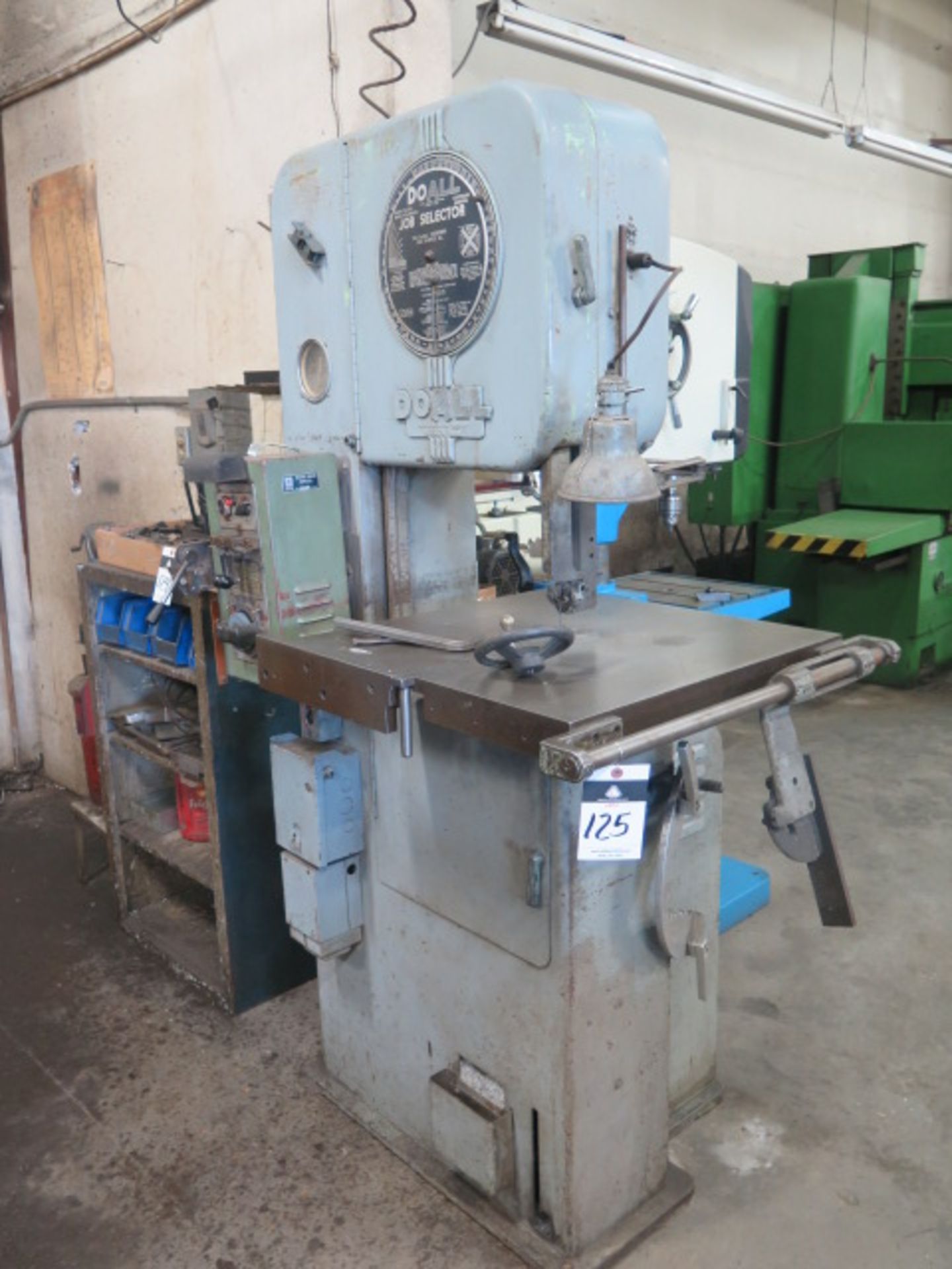 DoAll mdl. ML 16" Vertical Band Saw s/n 5217309 w/ Blade Welder, 1500 Adjustable FPM, 24" x 24"