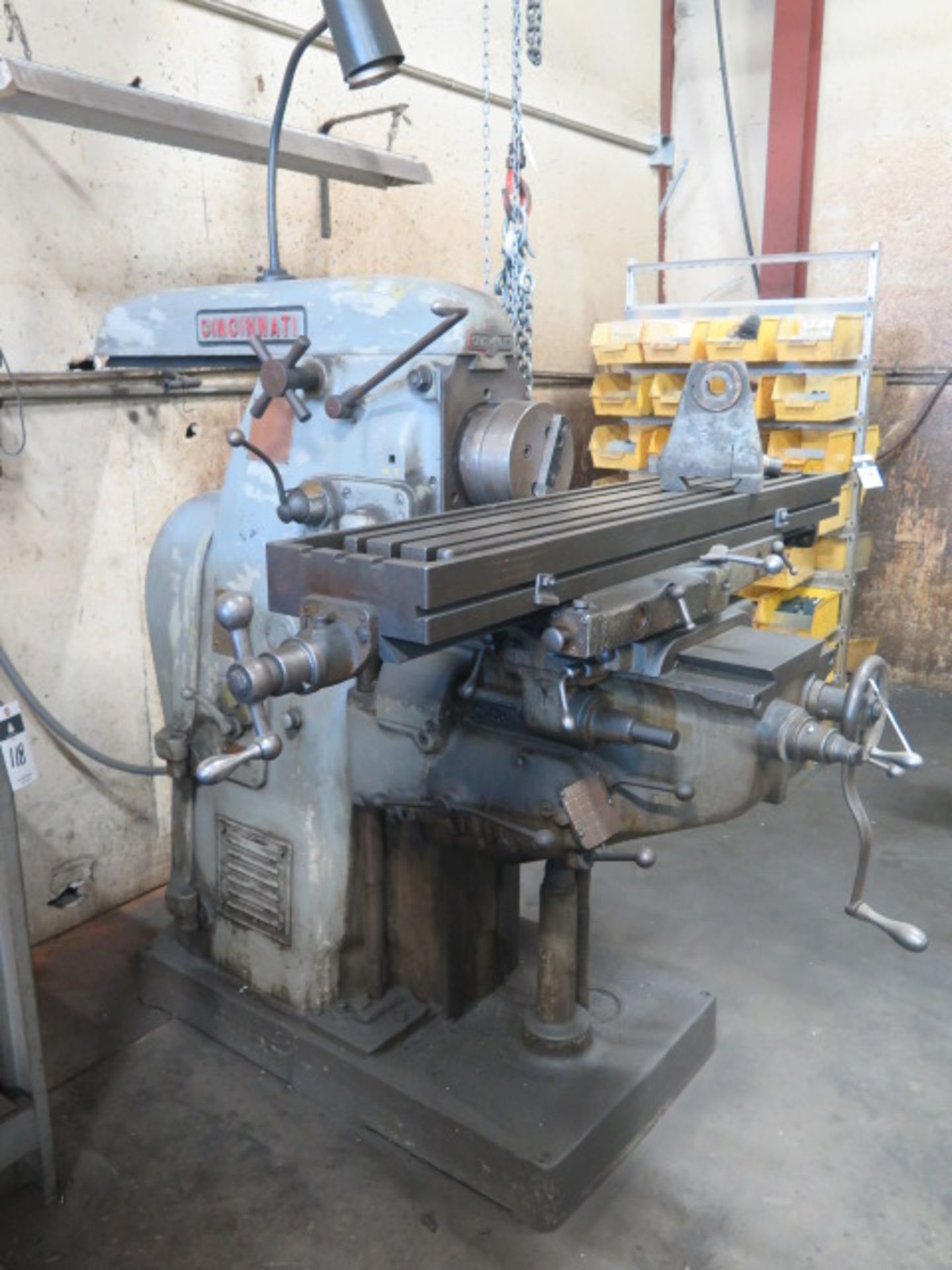 Cincinnati No. 2MH Horizontal Mill w/ 23-1200 RPM, 50 Taper Spindle, Power Feeds, 10 1/2" x 53" - Image 2 of 5