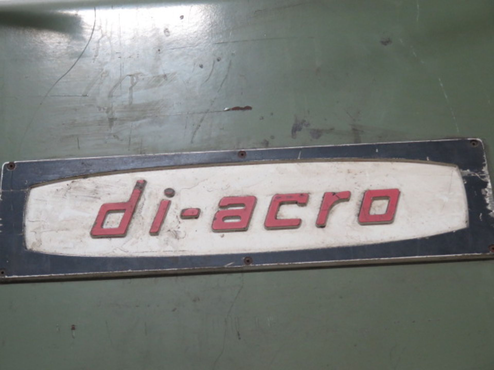 DiAcro 55-8 55 Ton x 8' Hydra-Power Press Brake s/n 65509752 w/ Manual Back Gage, 100" Bed Length, 8 - Image 8 of 9