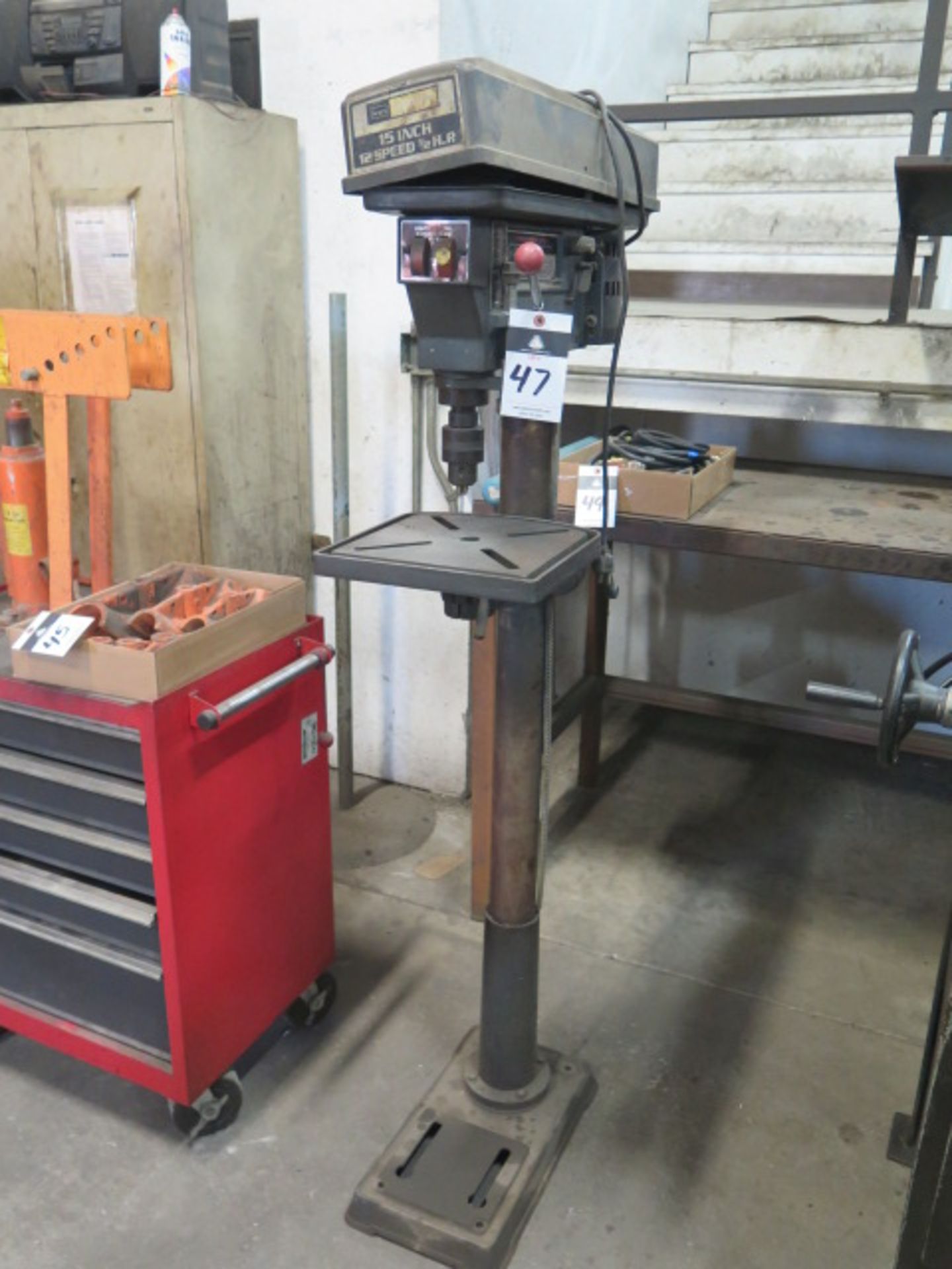 Craftsman 15" 12-Speed Pedestal Drill Press