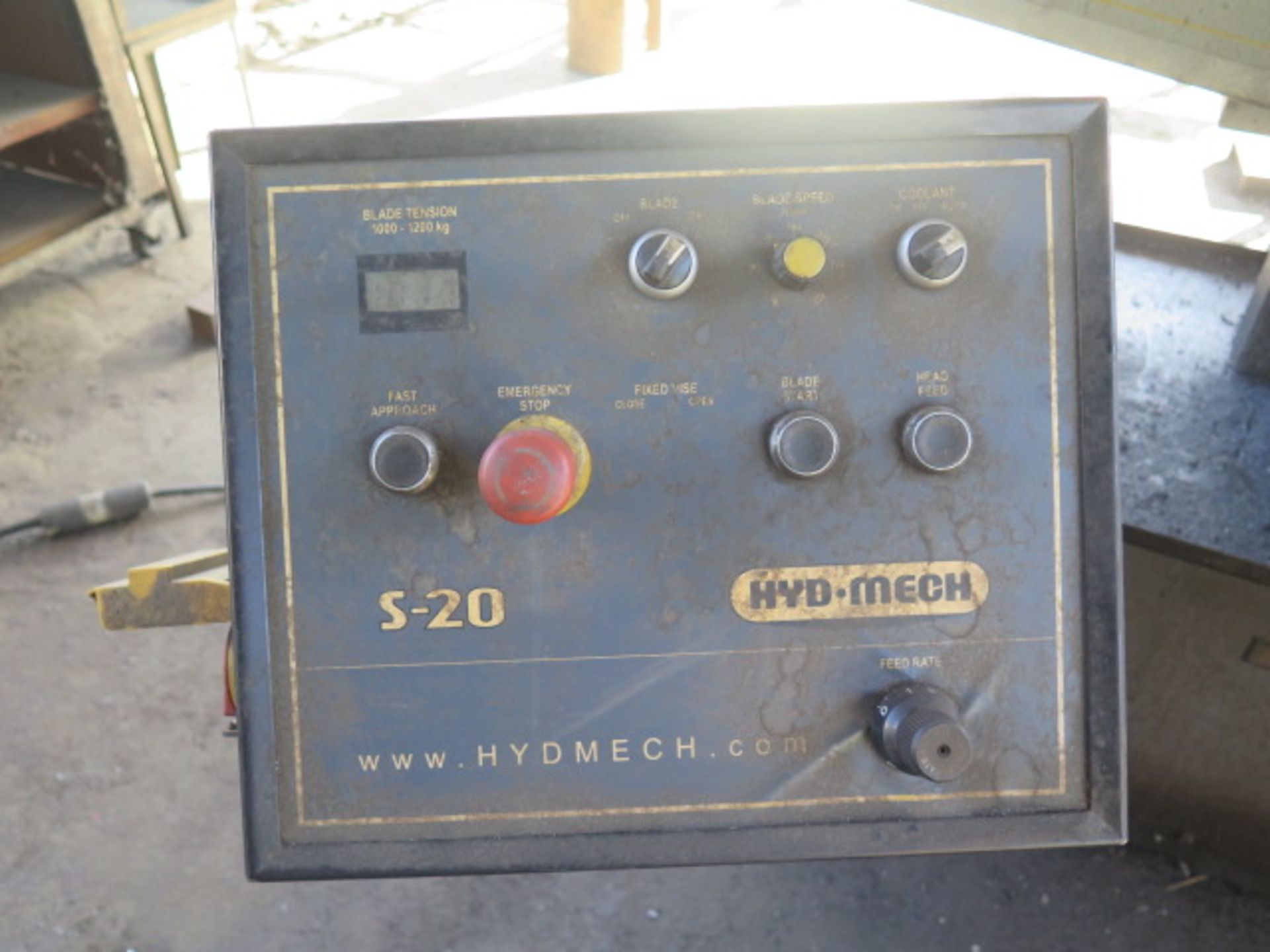 Hyd-Mech S-20 Series II Hydraulic Horozontal Miter Band Saw s/n 6A0906231 w/ Hyd-Mech Controls, - Image 8 of 10
