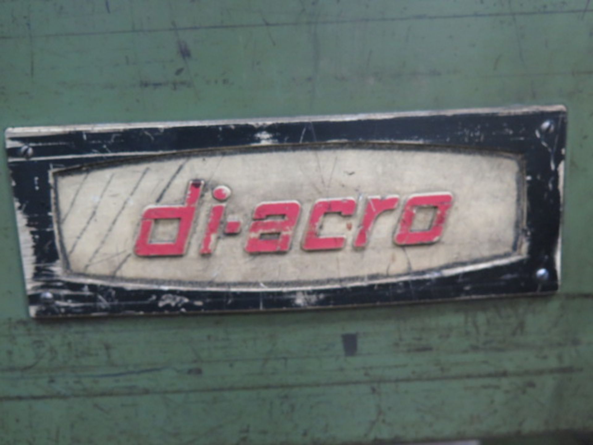 DiAcro 36" Press Brake w/ Manual Back Gage, 6 1/2" Throat Depth, 25" Between Uprights - Image 5 of 5