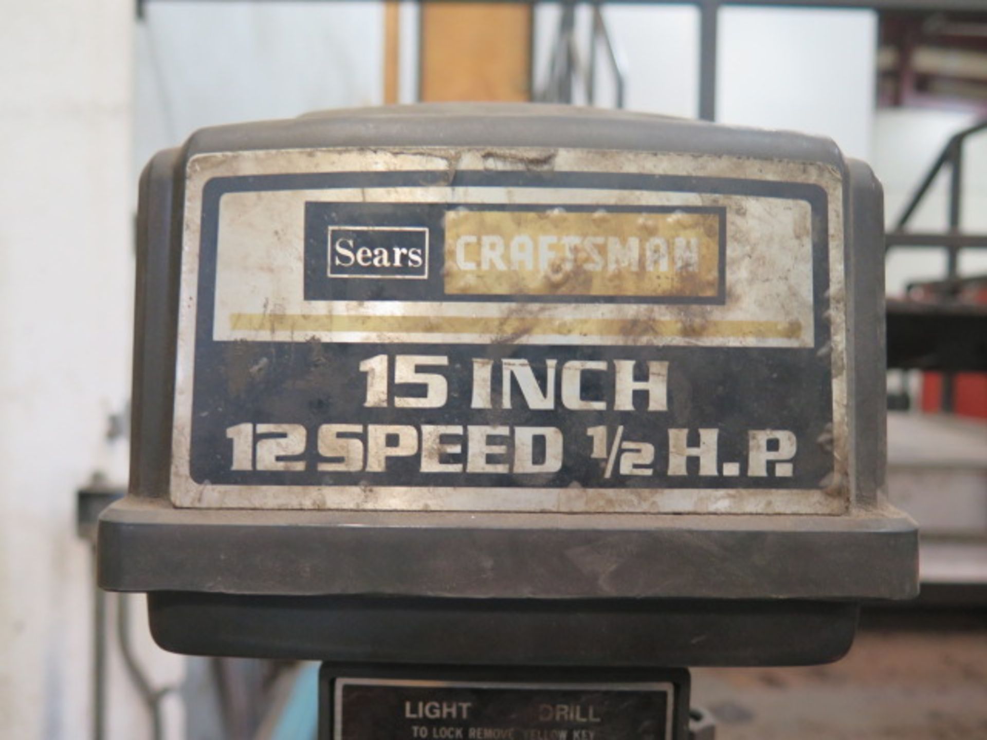 Craftsman 15" 12-Speed Pedestal Drill Press - Image 3 of 3