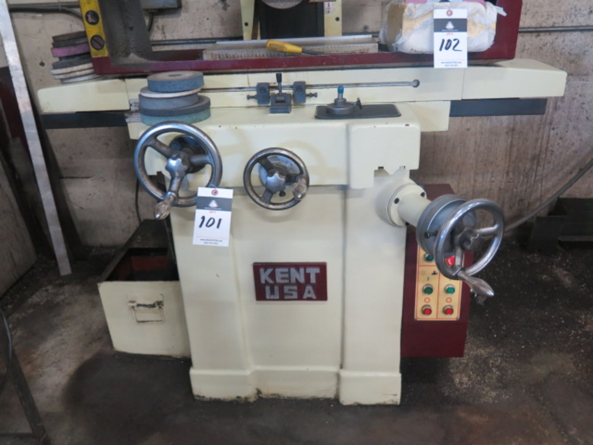 2006 Kent KGS-618 6" x 18" Surface Grinder s/n KT60991 w/ 6" x 18" Magnetic Chuck, Coolant - Image 3 of 5
