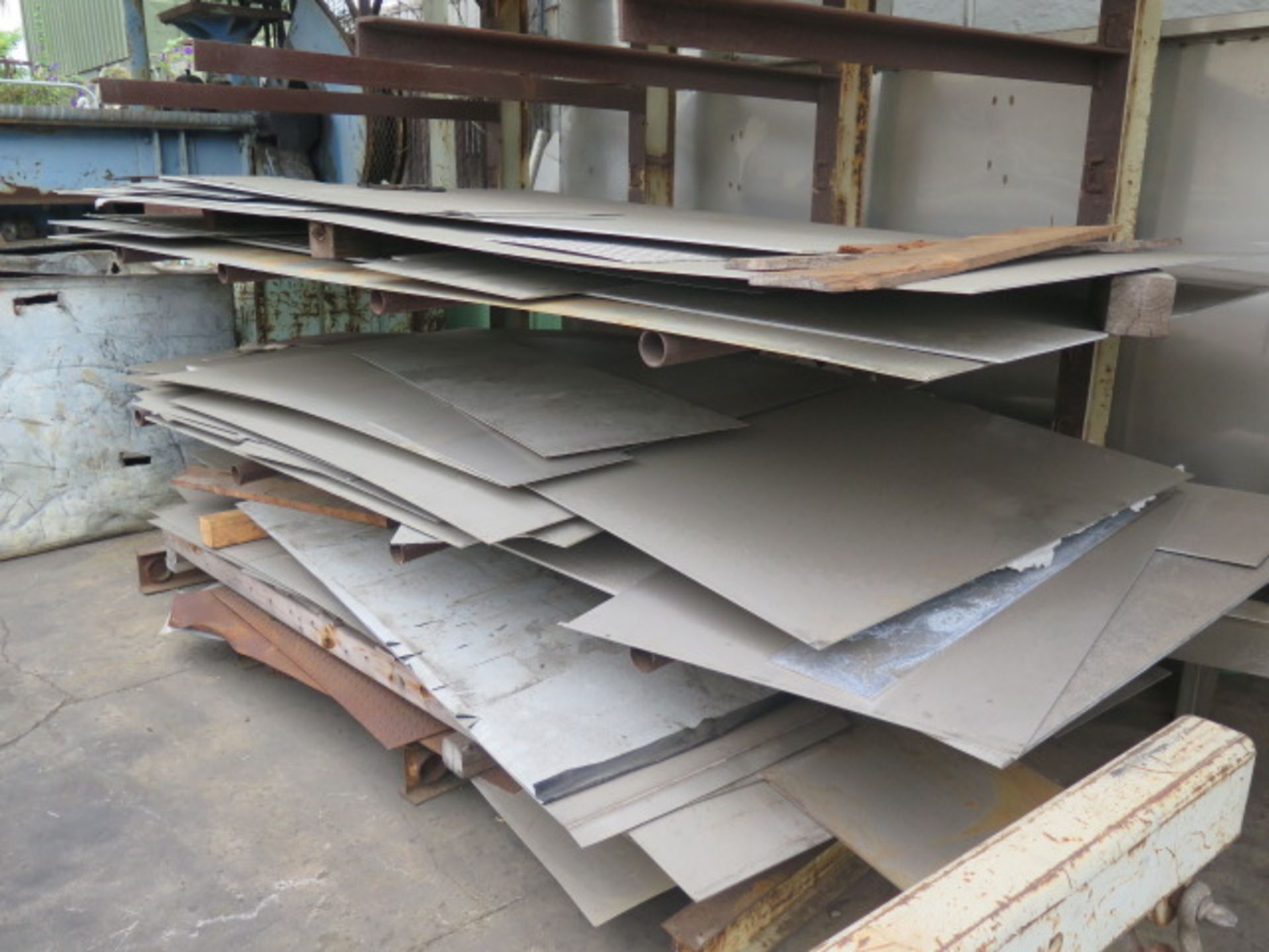 Stainless, Aluminum and Cold Roll Sheet Stock, Aluminum and Cold Roll Bar Stock w/ Racks - Image 5 of 7