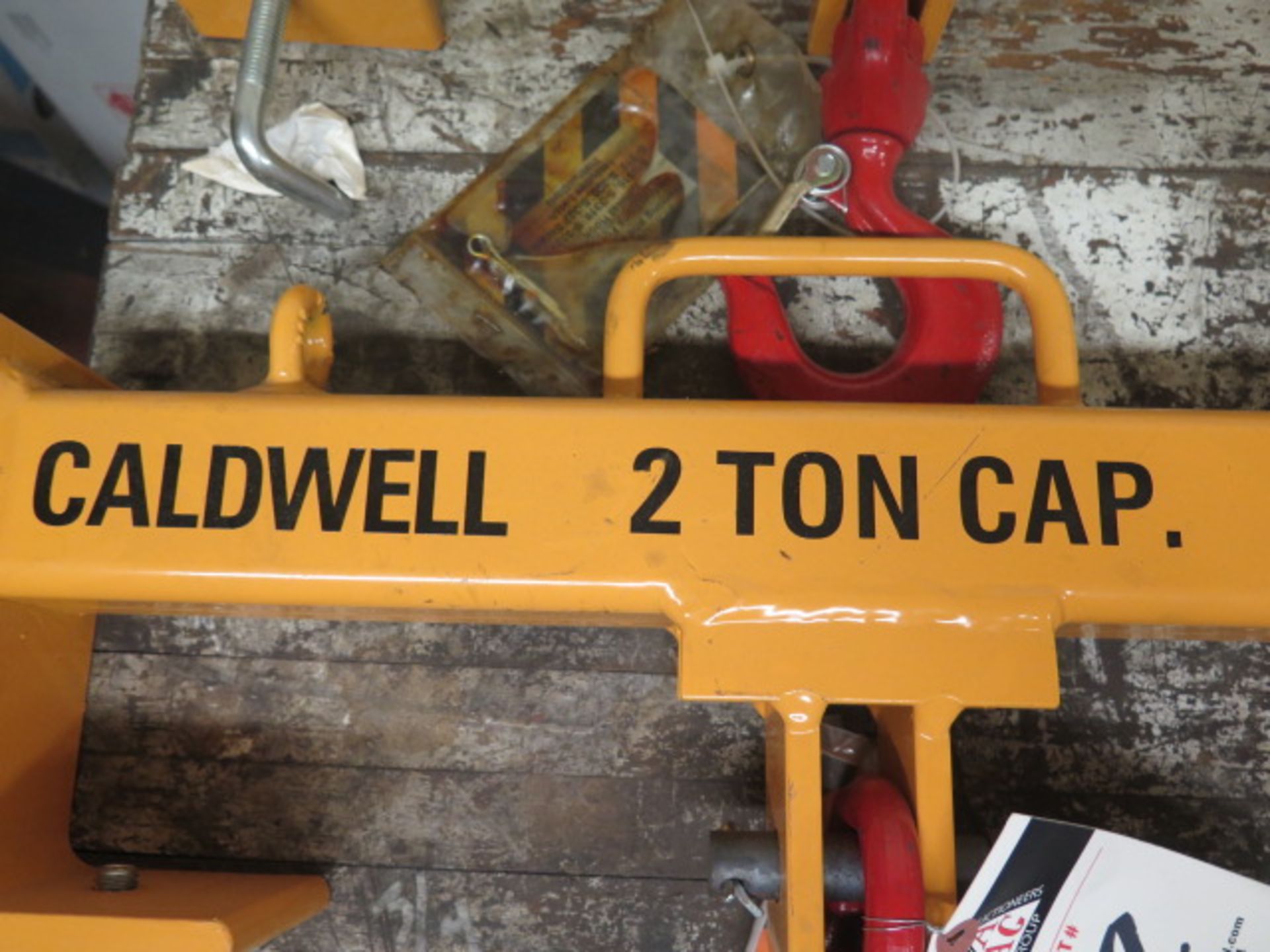 Caldwell mdl. 10S-2-20 4000 Lb Cap Forklift Hooks (2) - Image 3 of 4