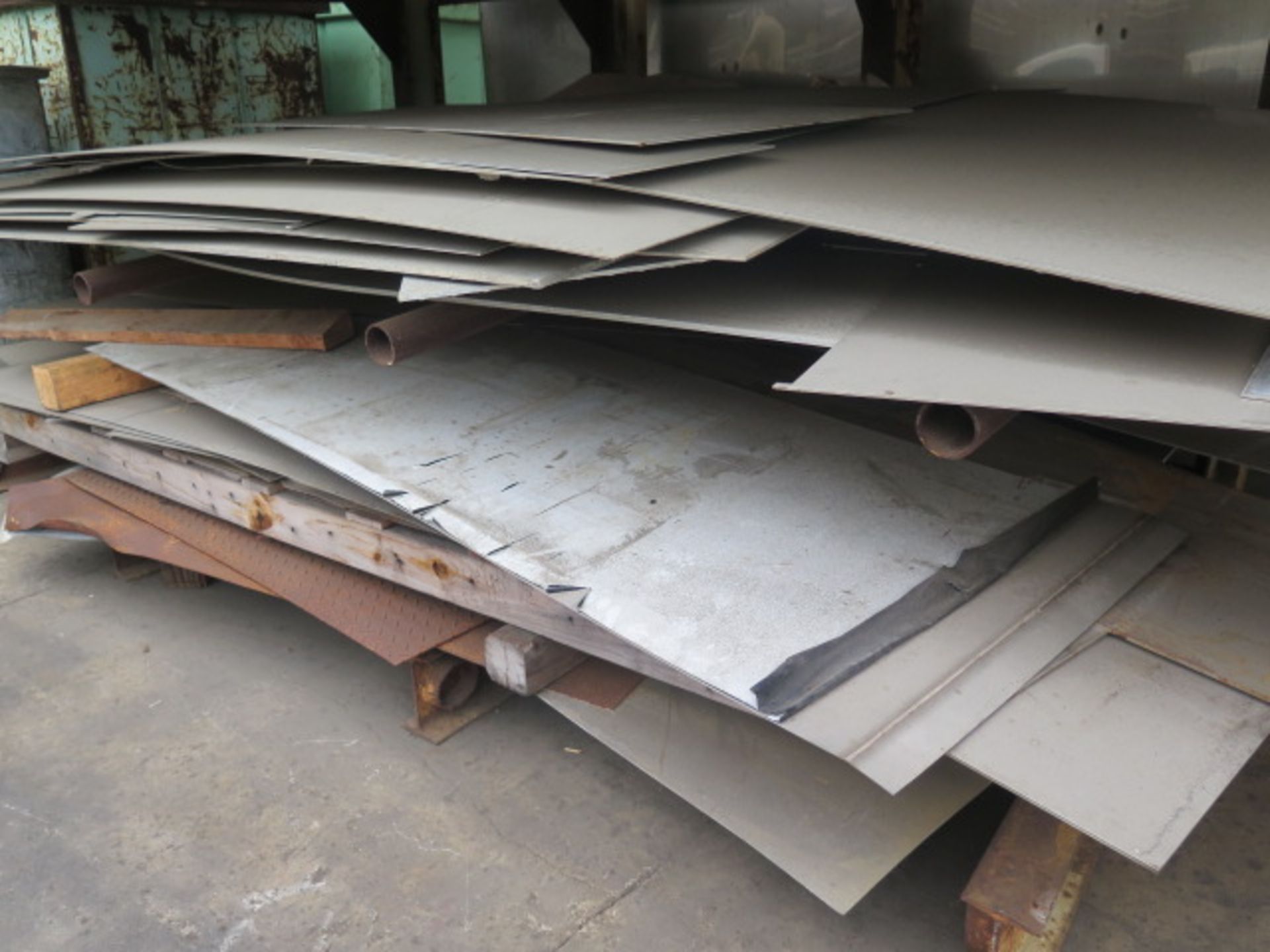 Stainless, Aluminum and Cold Roll Sheet Stock, Aluminum and Cold Roll Bar Stock w/ Racks - Image 6 of 7